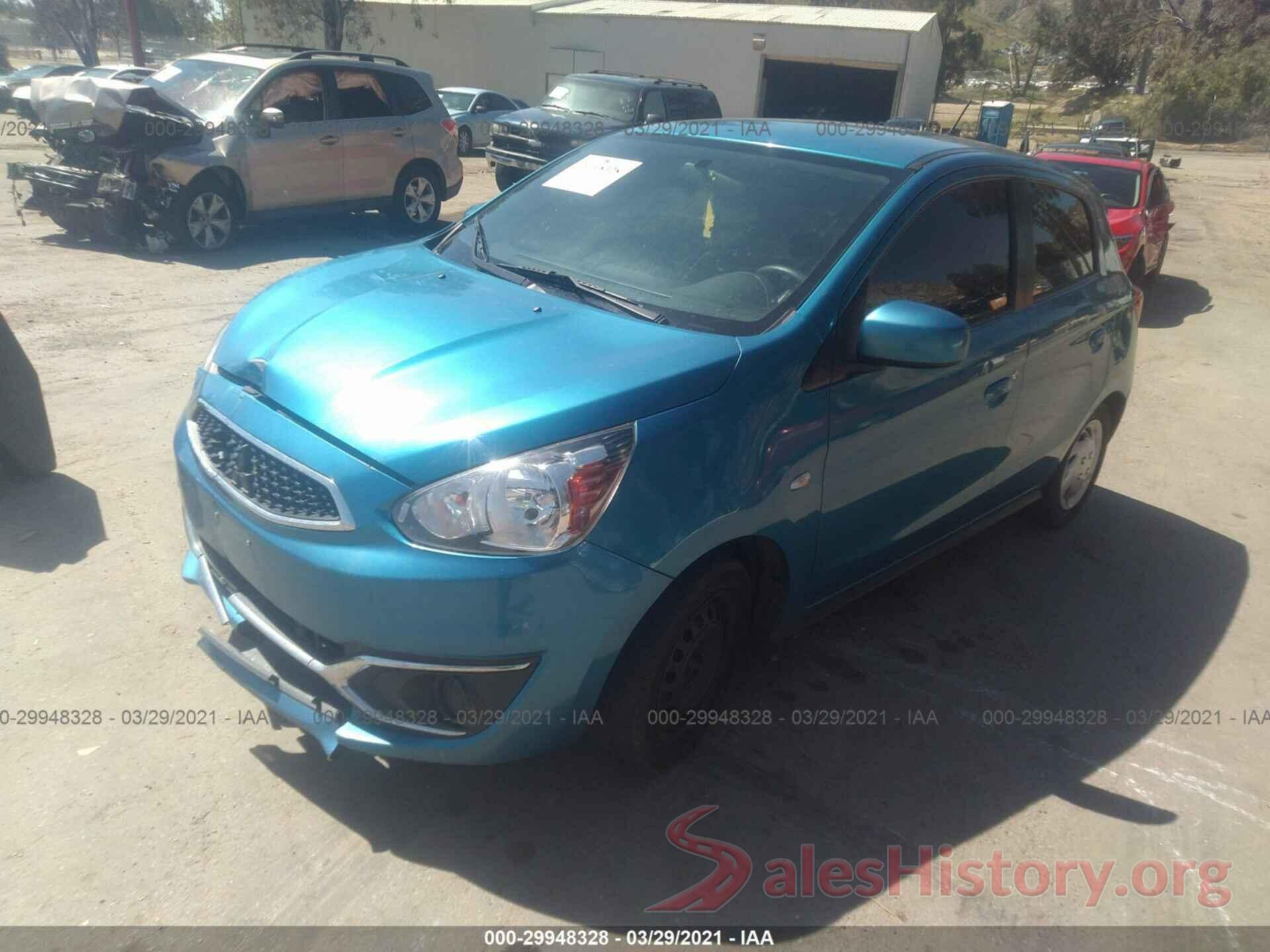 ML32A3HJ4HH004086 2017 MITSUBISHI MIRAGE