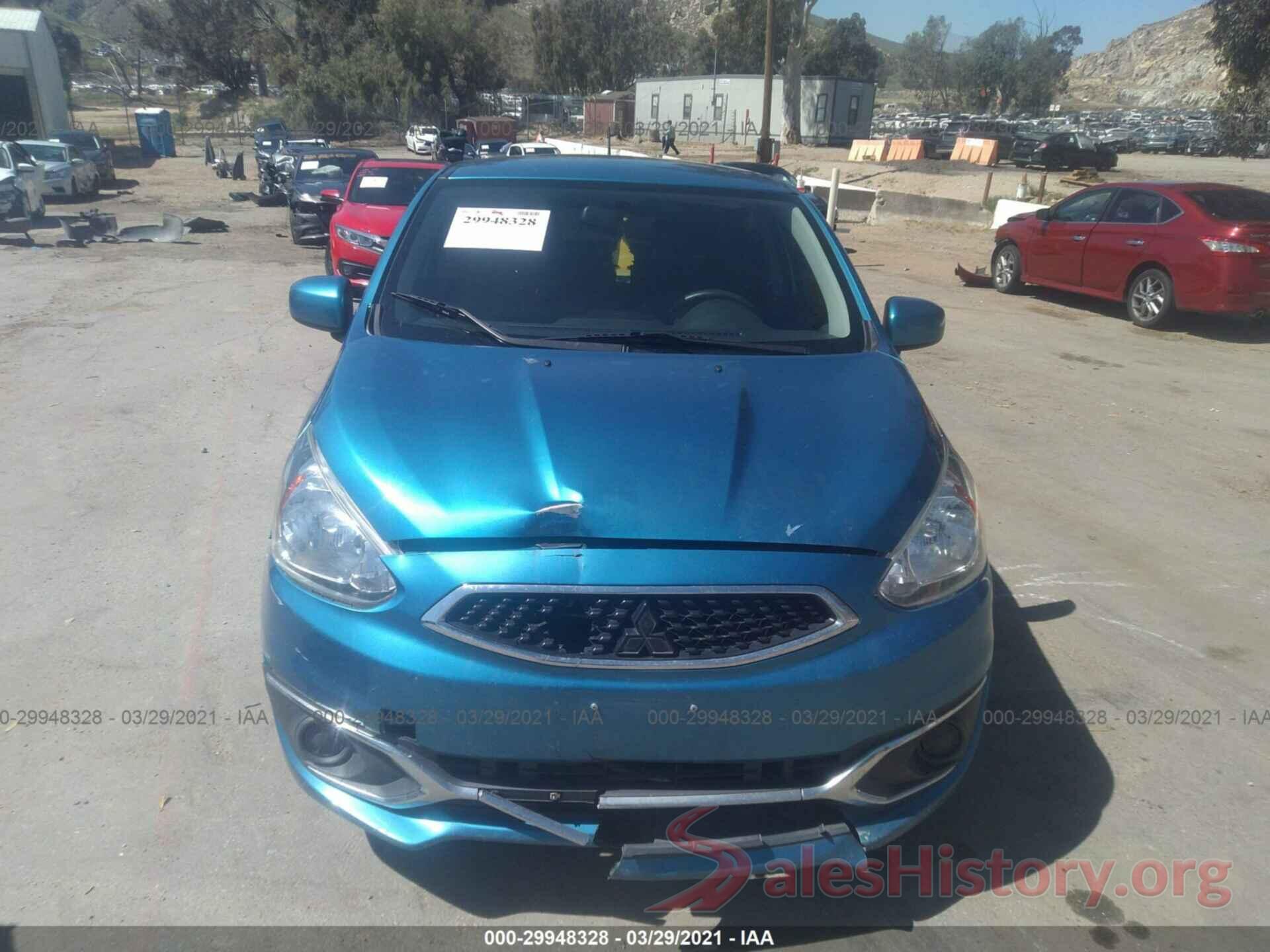 ML32A3HJ4HH004086 2017 MITSUBISHI MIRAGE