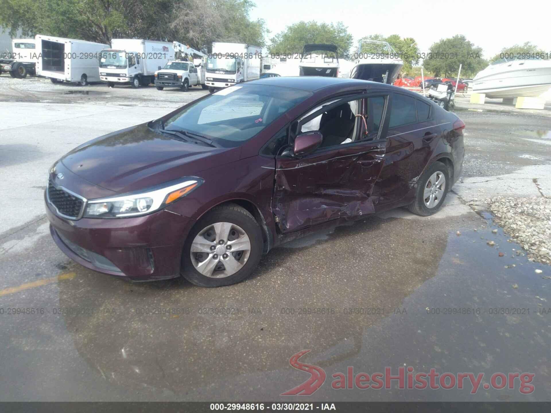 3KPFK4A76JE258197 2018 KIA FORTE