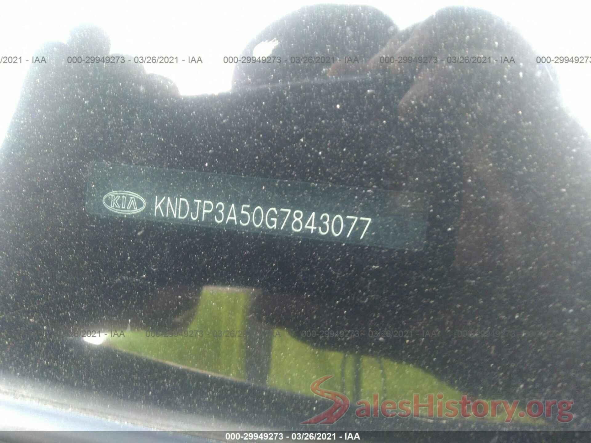 KNDJP3A50G7843077 2016 KIA SOUL