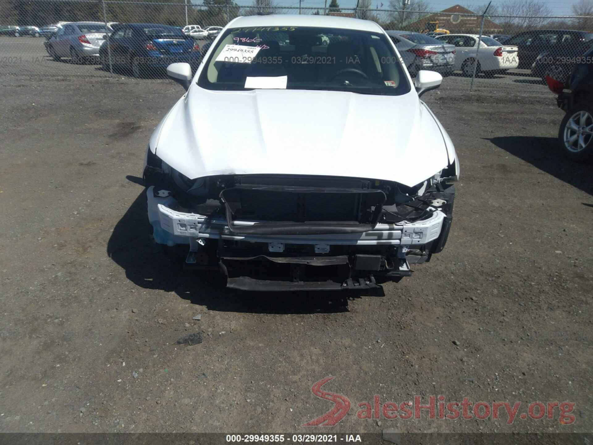 3FA6P0G72LR229203 2020 FORD FUSION