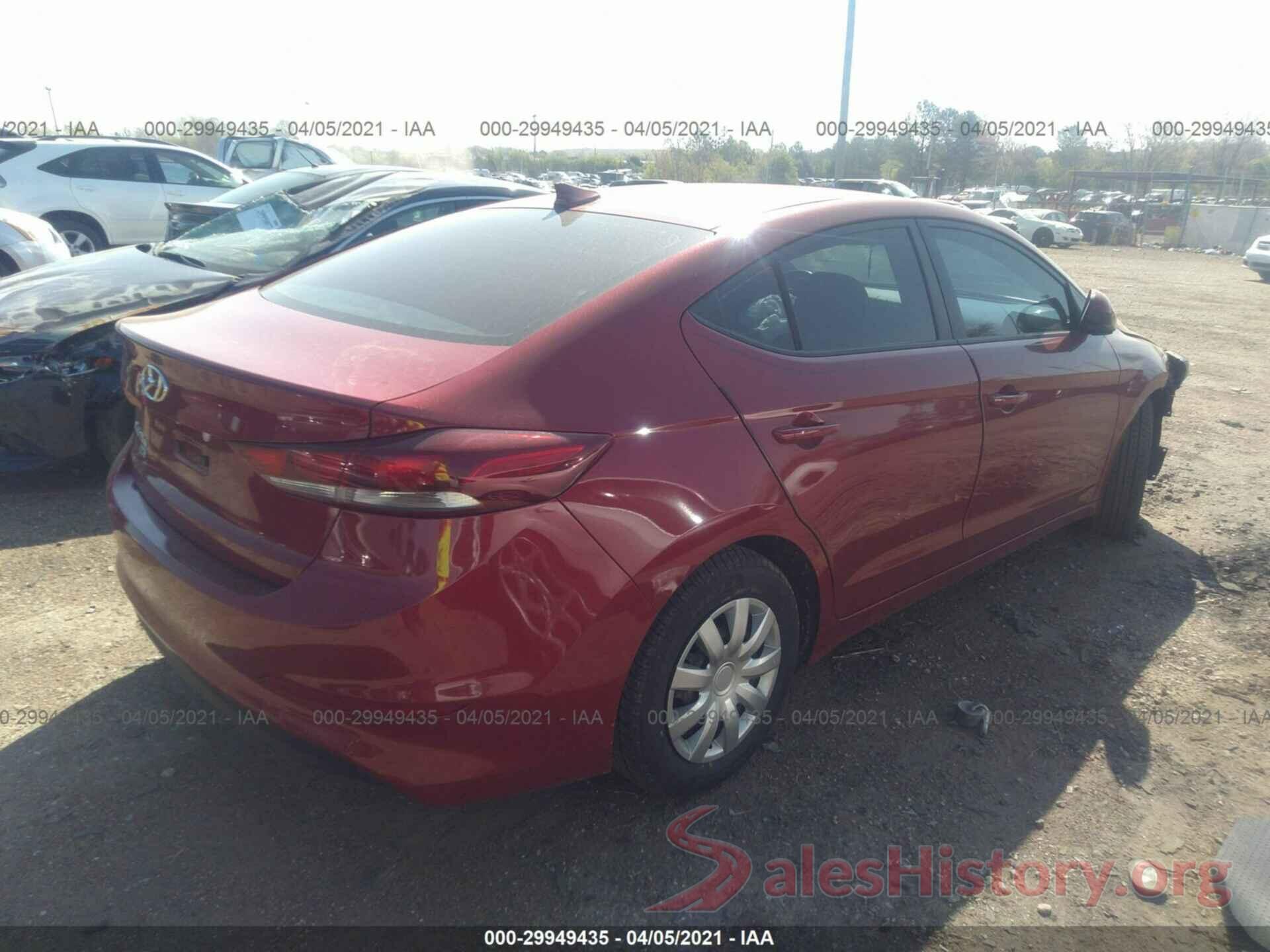 KMHD74LFXHU189731 2017 HYUNDAI ELANTRA