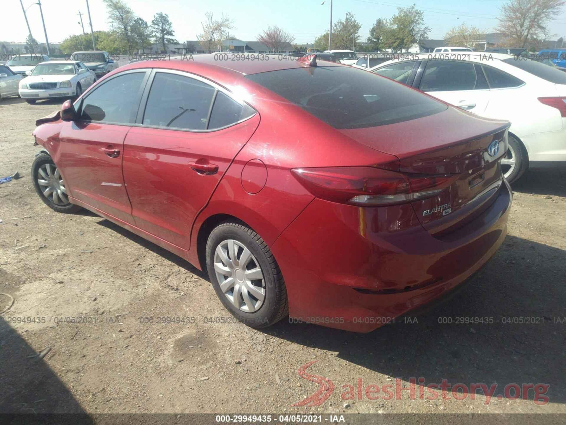 KMHD74LFXHU189731 2017 HYUNDAI ELANTRA