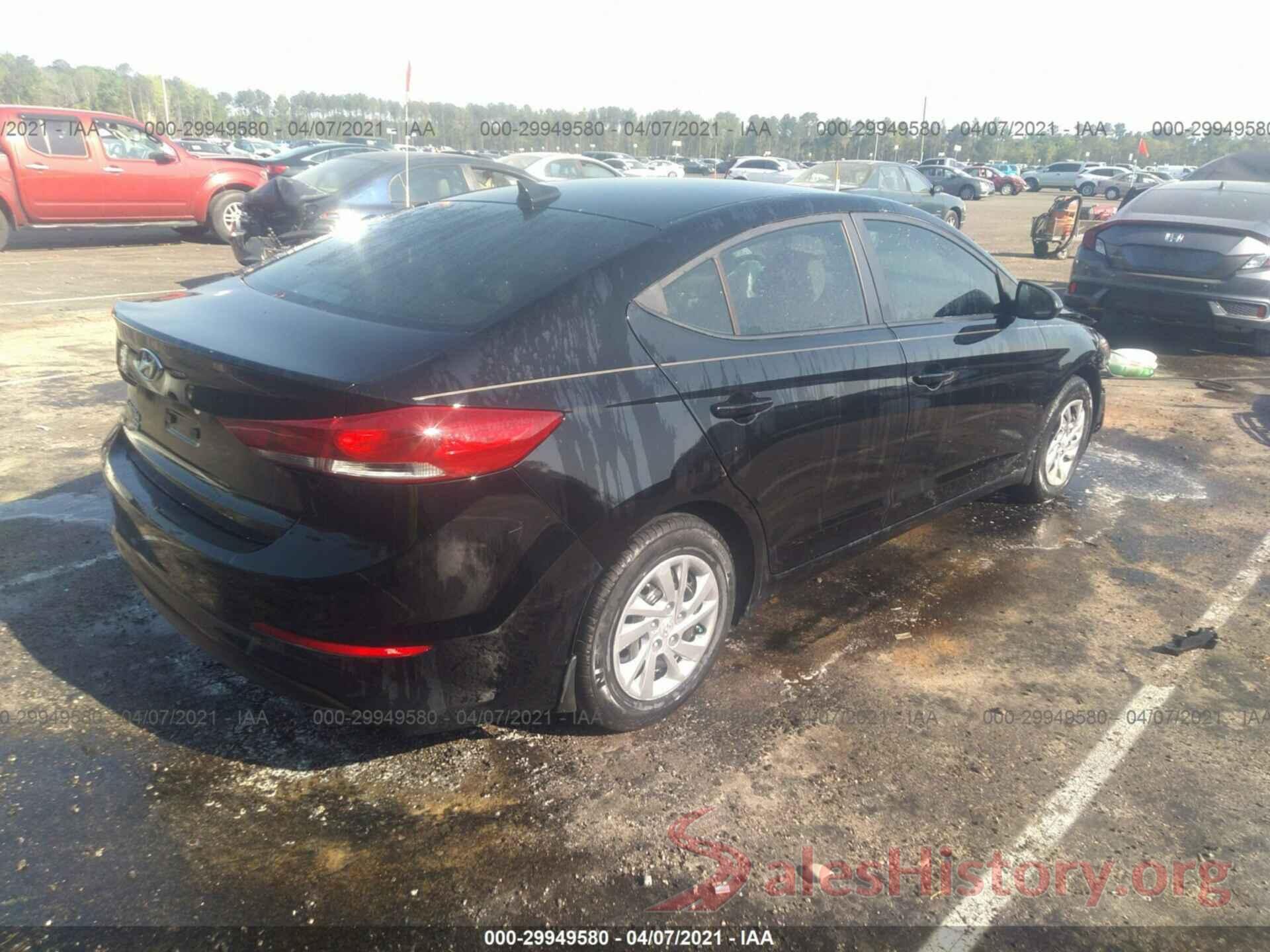 KMHD74LFXHU394840 2017 HYUNDAI ELANTRA