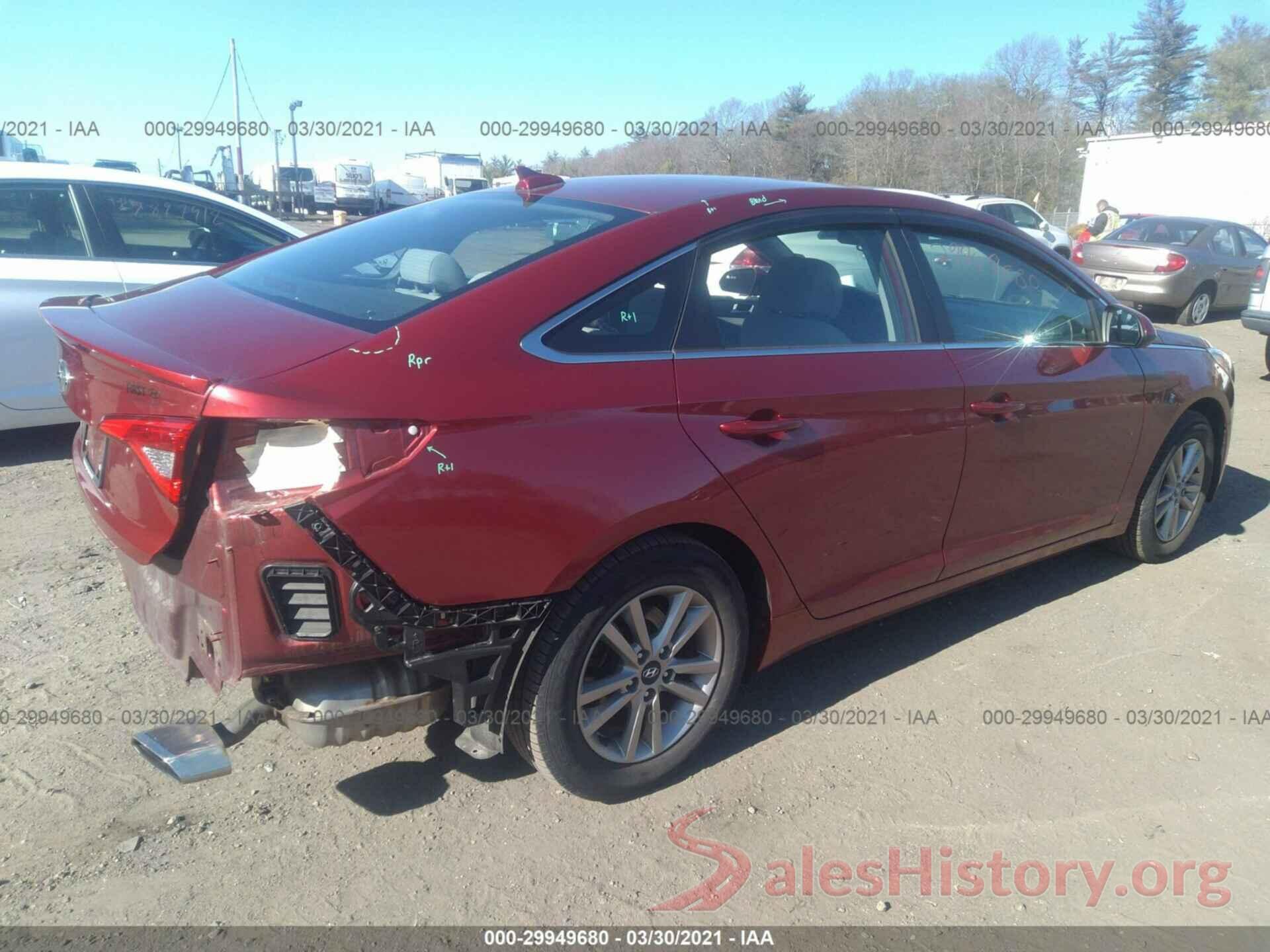 5NPE24AFXGH355958 2016 HYUNDAI SONATA