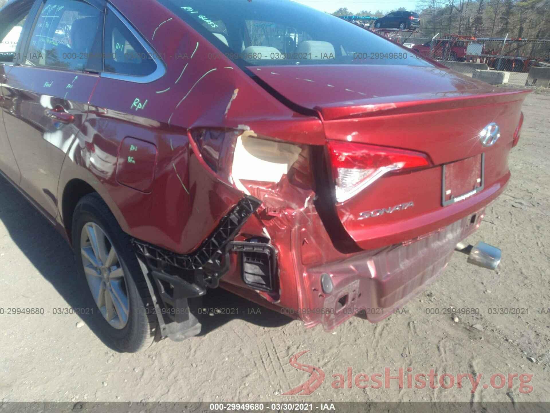 5NPE24AFXGH355958 2016 HYUNDAI SONATA