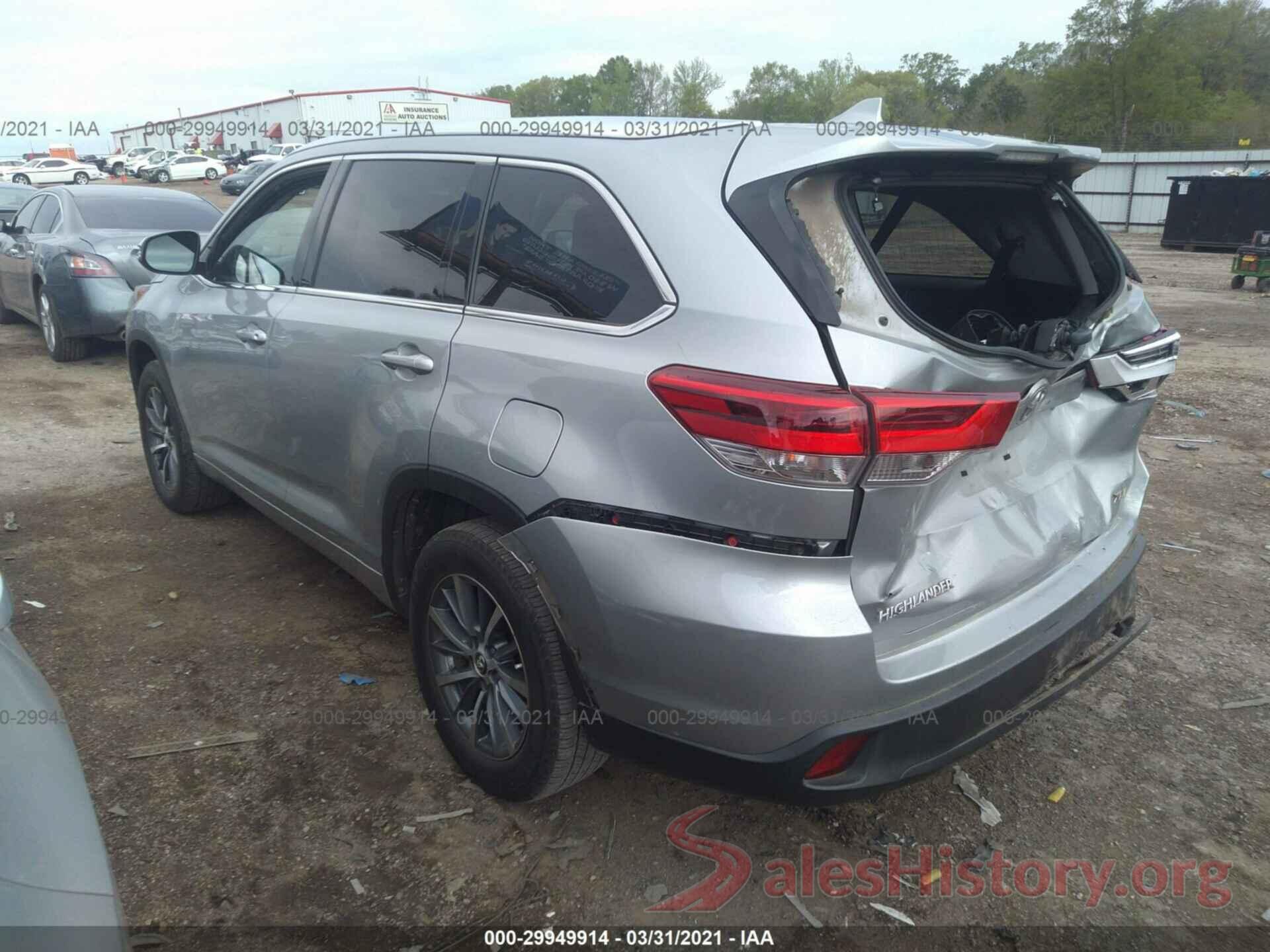 5TDKZRFH8JS531591 2018 TOYOTA HIGHLANDER