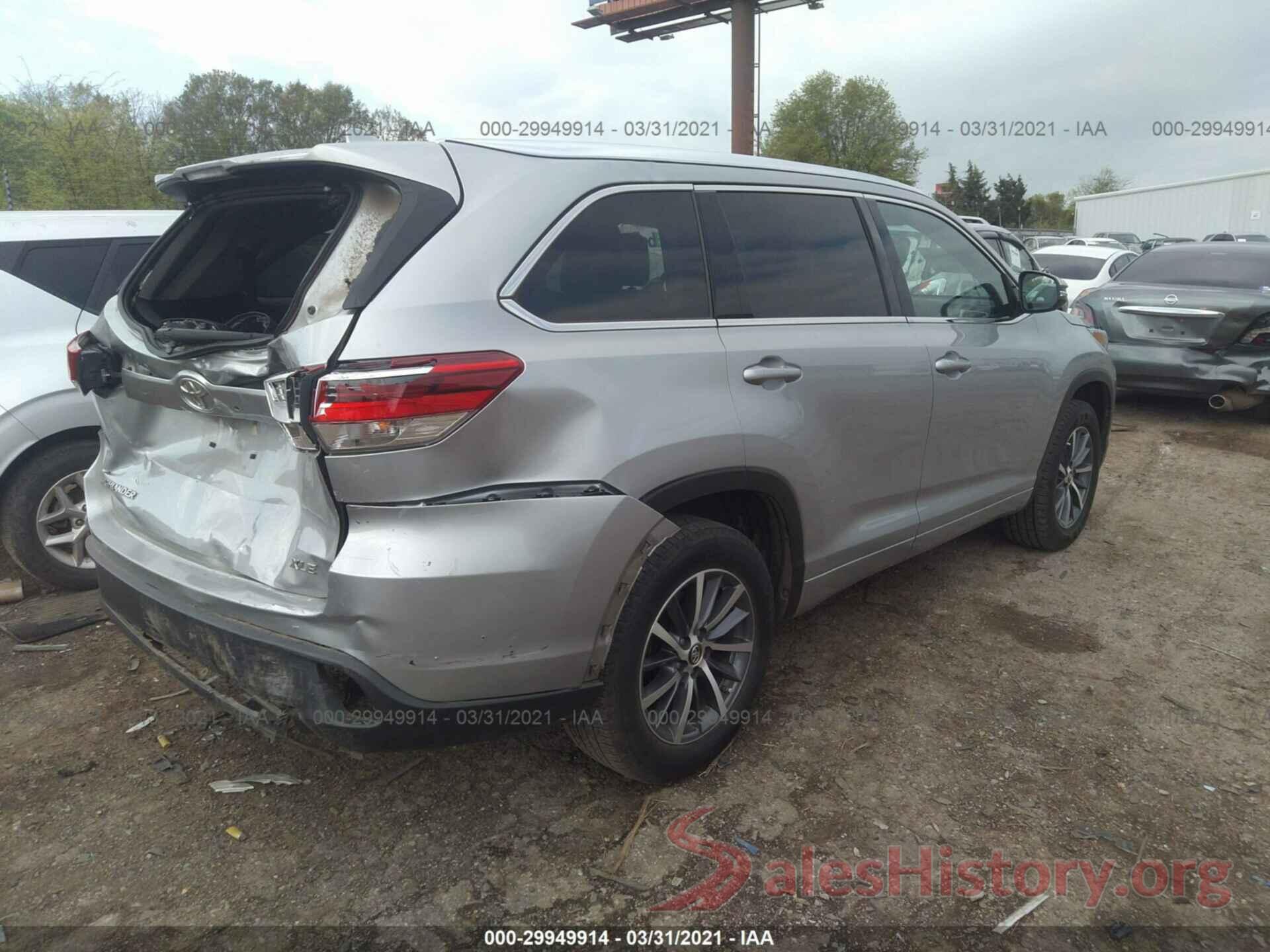 5TDKZRFH8JS531591 2018 TOYOTA HIGHLANDER