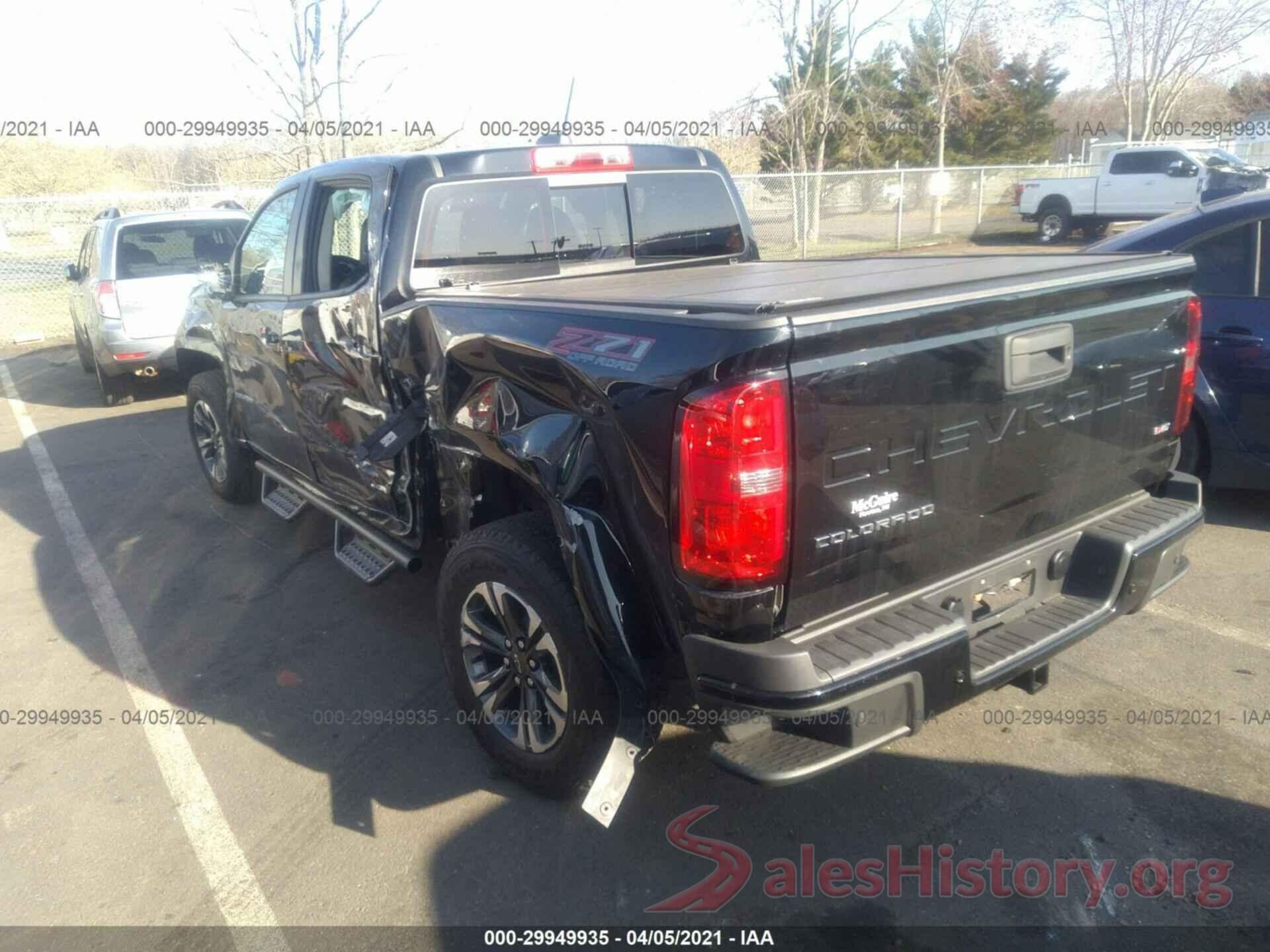 1GCGTDEN6M1107345 2021 CHEVROLET COLORADO