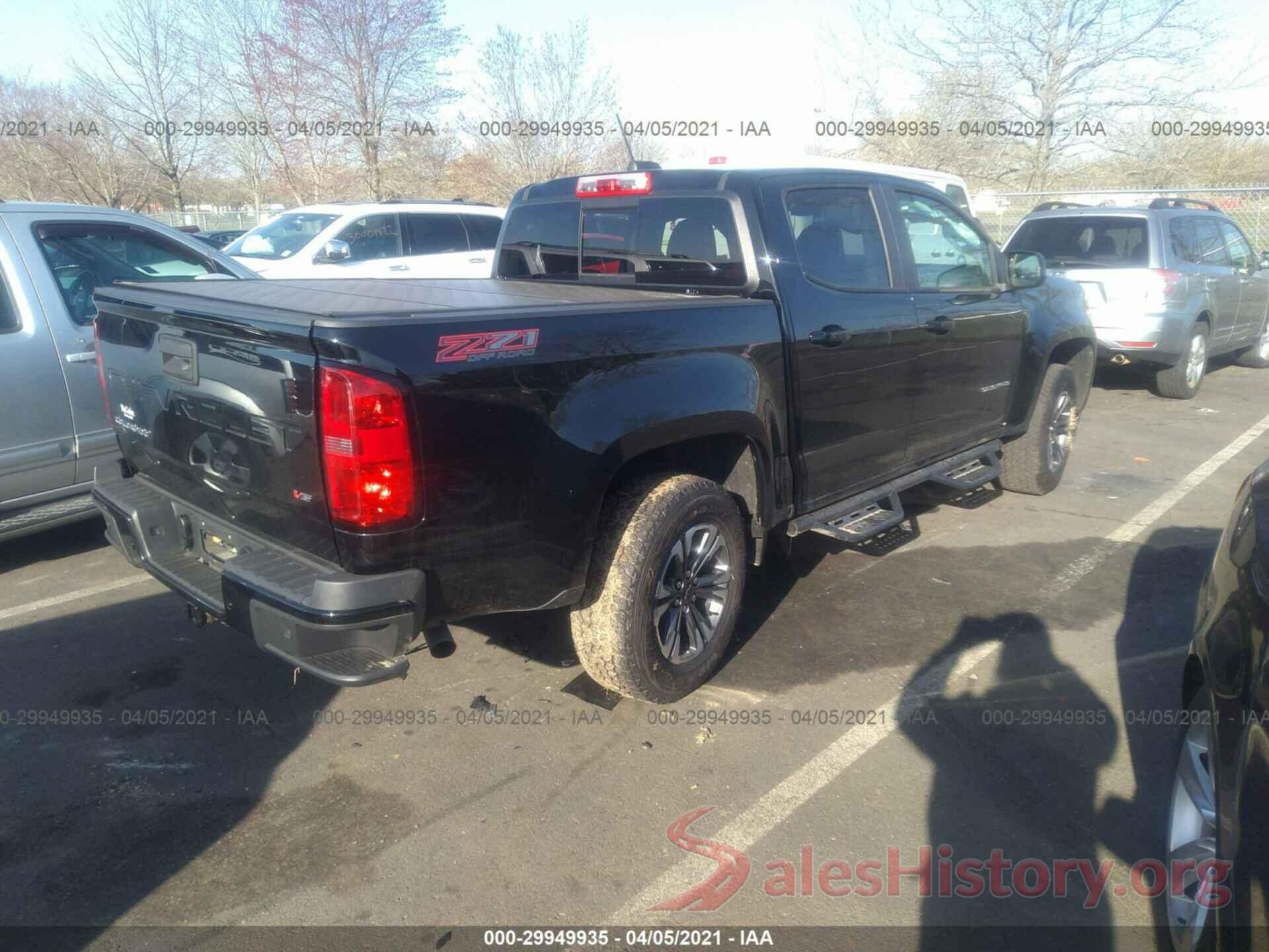 1GCGTDEN6M1107345 2021 CHEVROLET COLORADO