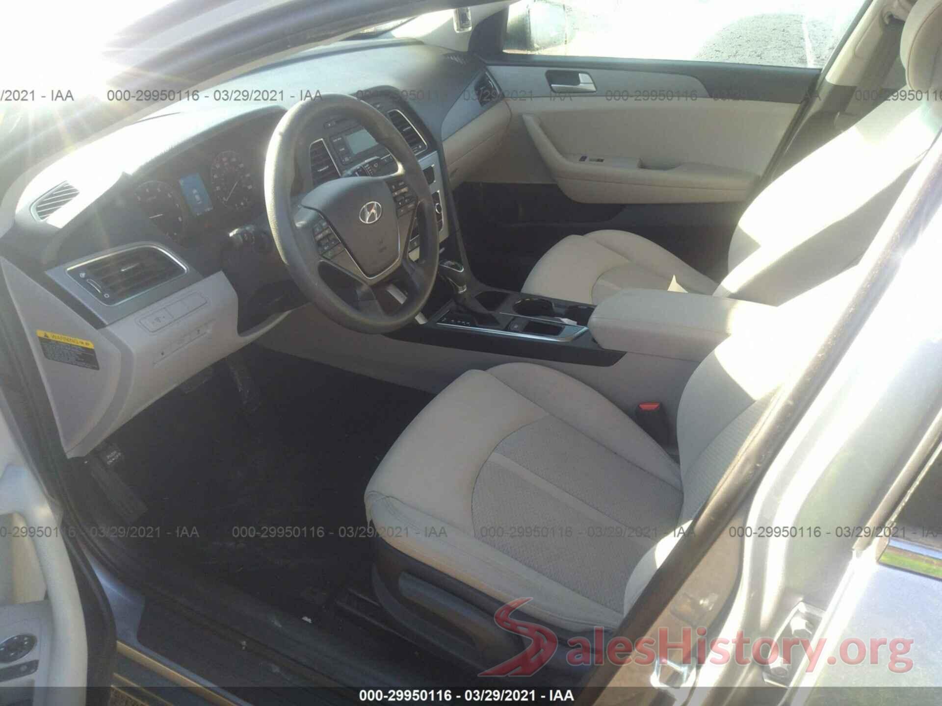 5NPE24AFXHH520277 2017 HYUNDAI SONATA