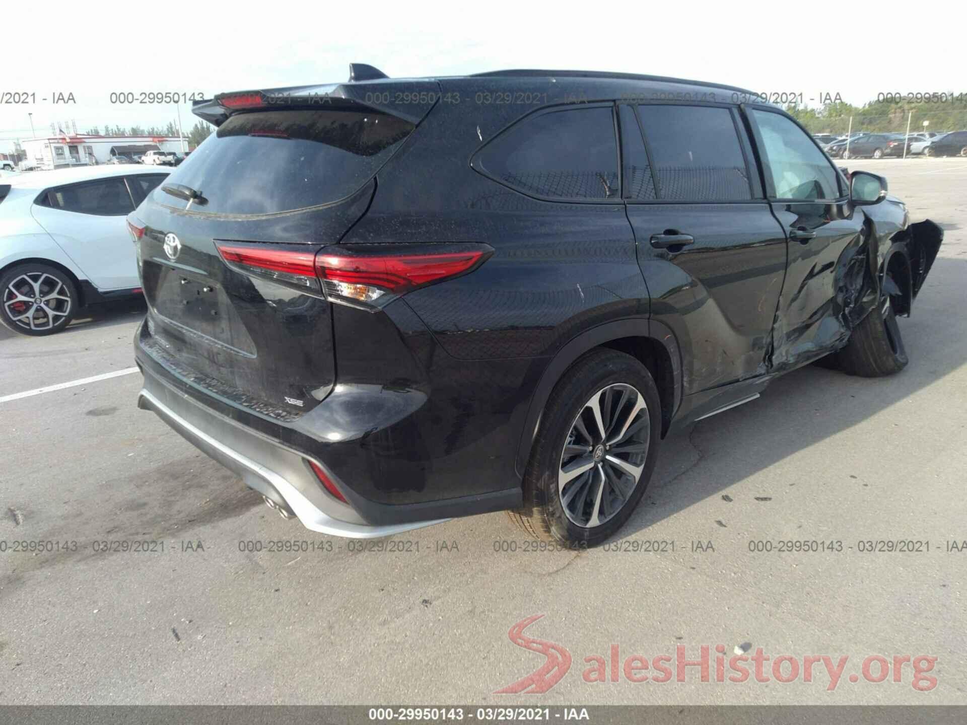 5TDJZRAH0MS057420 2021 TOYOTA HIGHLANDER