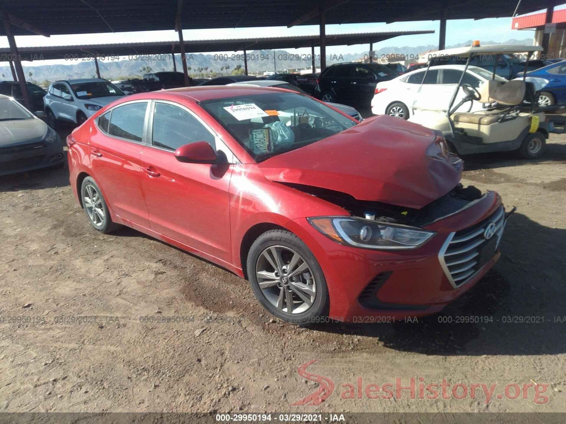 5NPD84LF0JH324653 2018 HYUNDAI ELANTRA