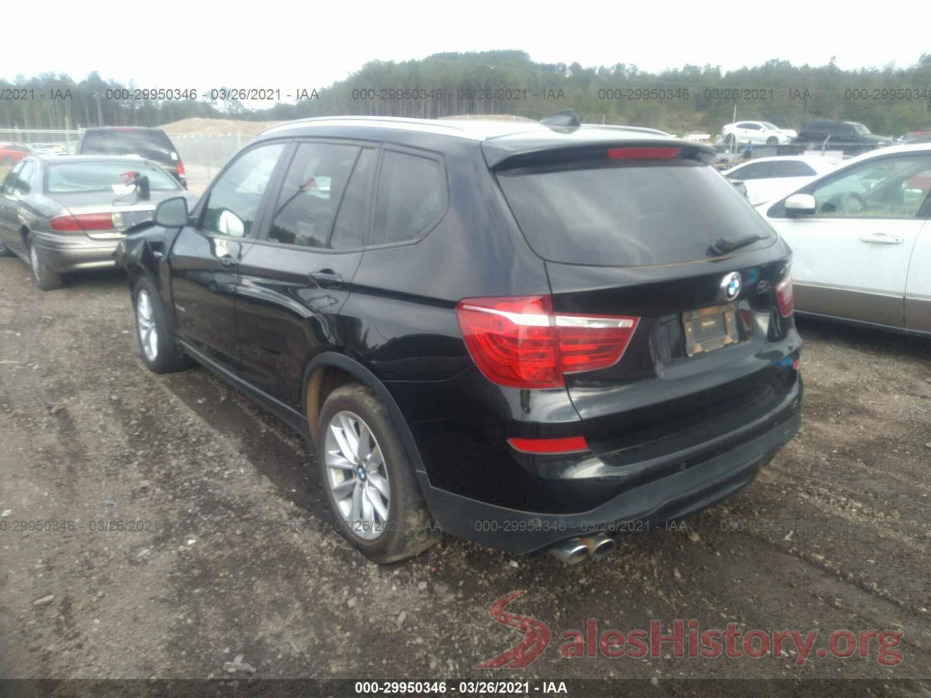 5UXWX9C31H0W67802 2017 BMW X3