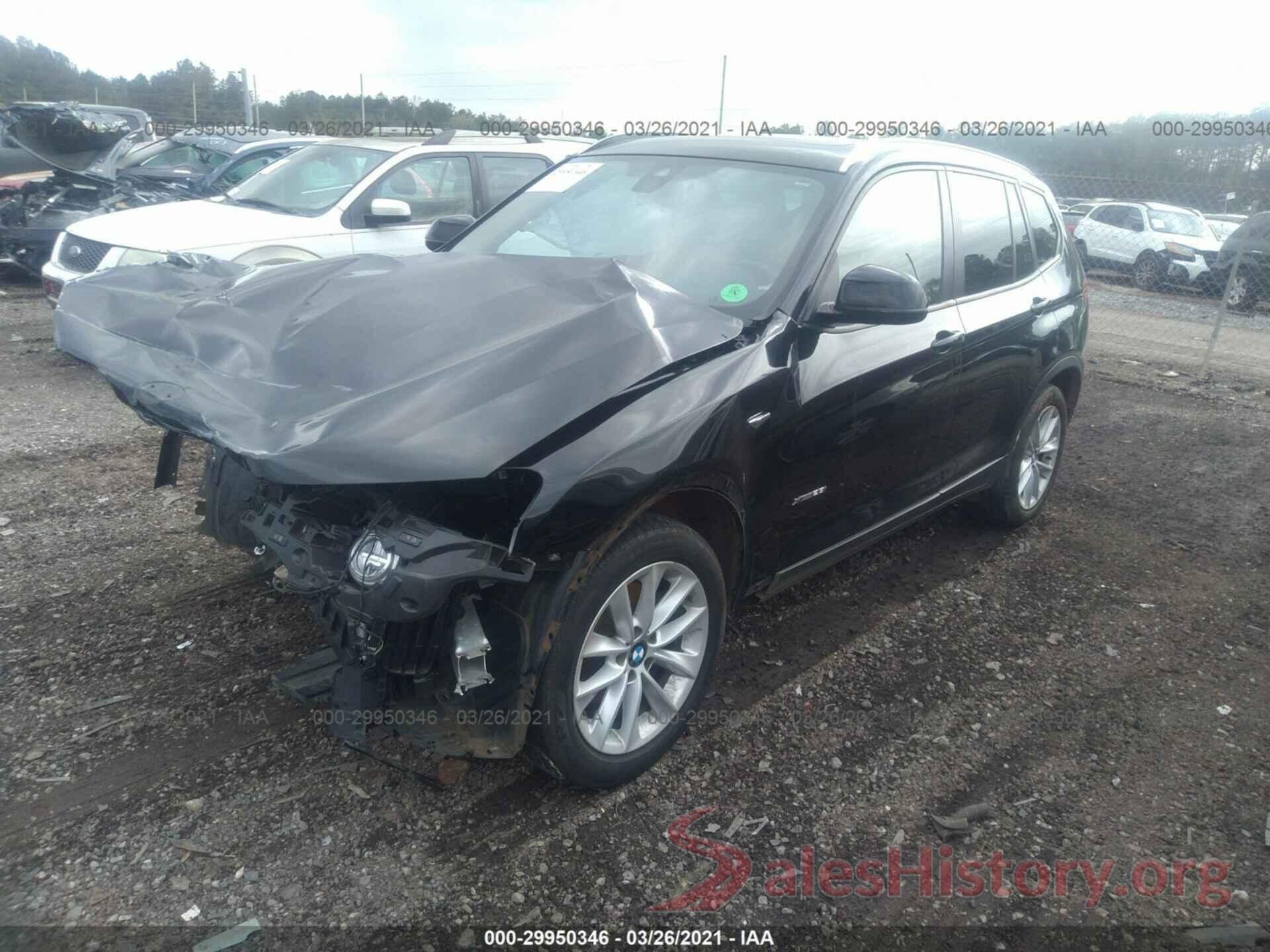 5UXWX9C31H0W67802 2017 BMW X3