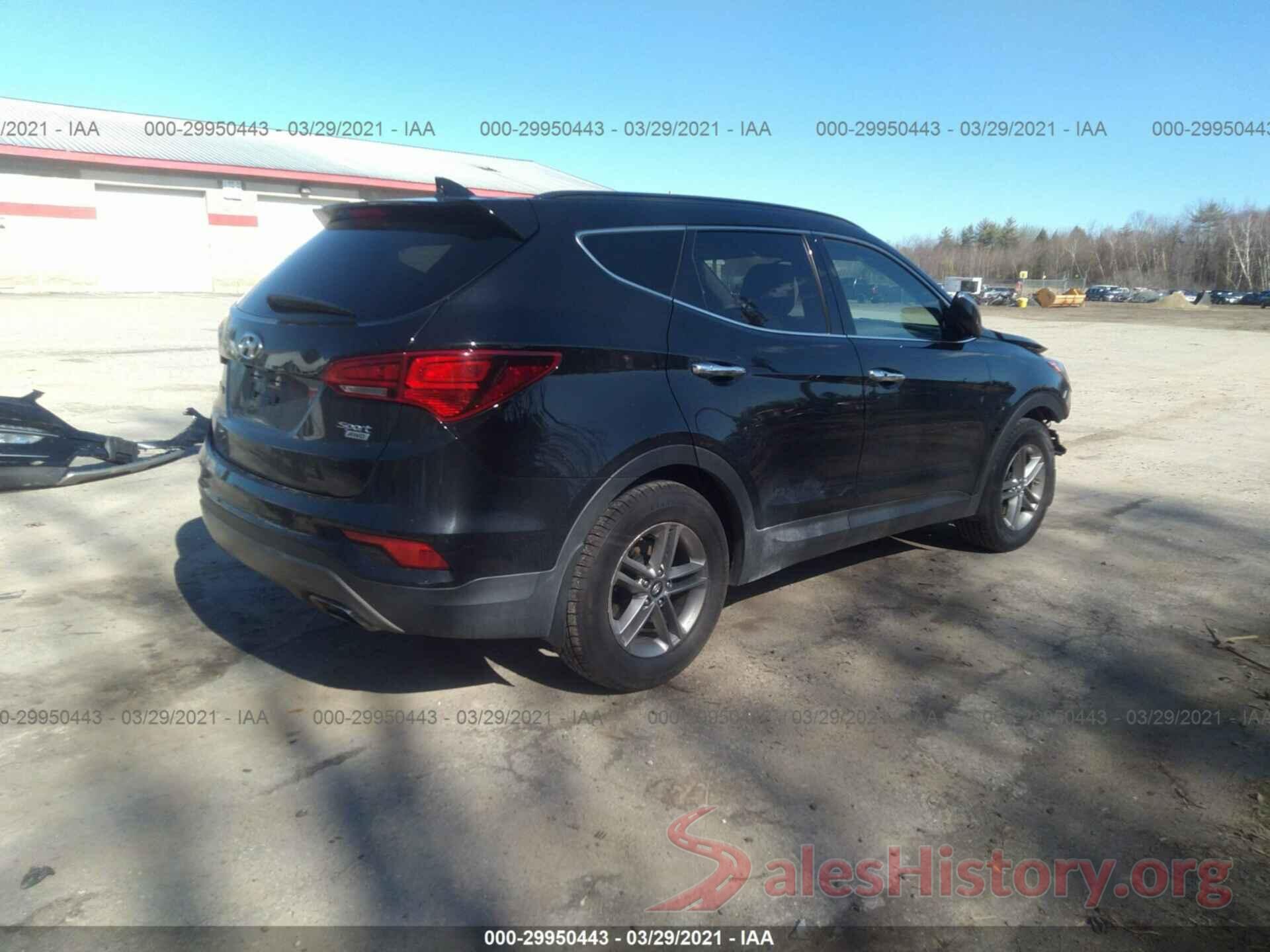 5NMZUDLB8JH067723 2018 HYUNDAI SANTA FE SPORT