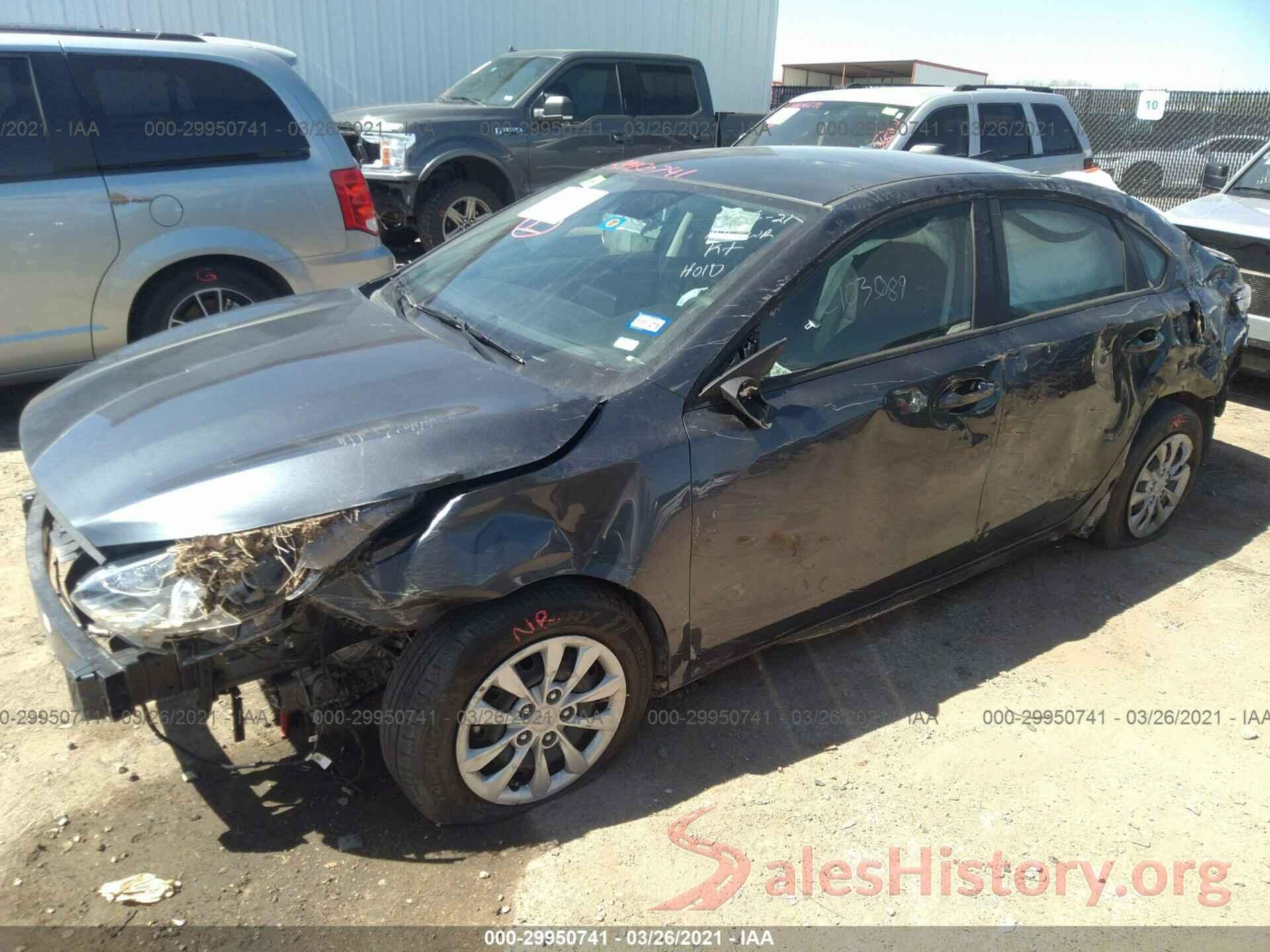 3KPF24AD4LE158639 2020 KIA FORTE