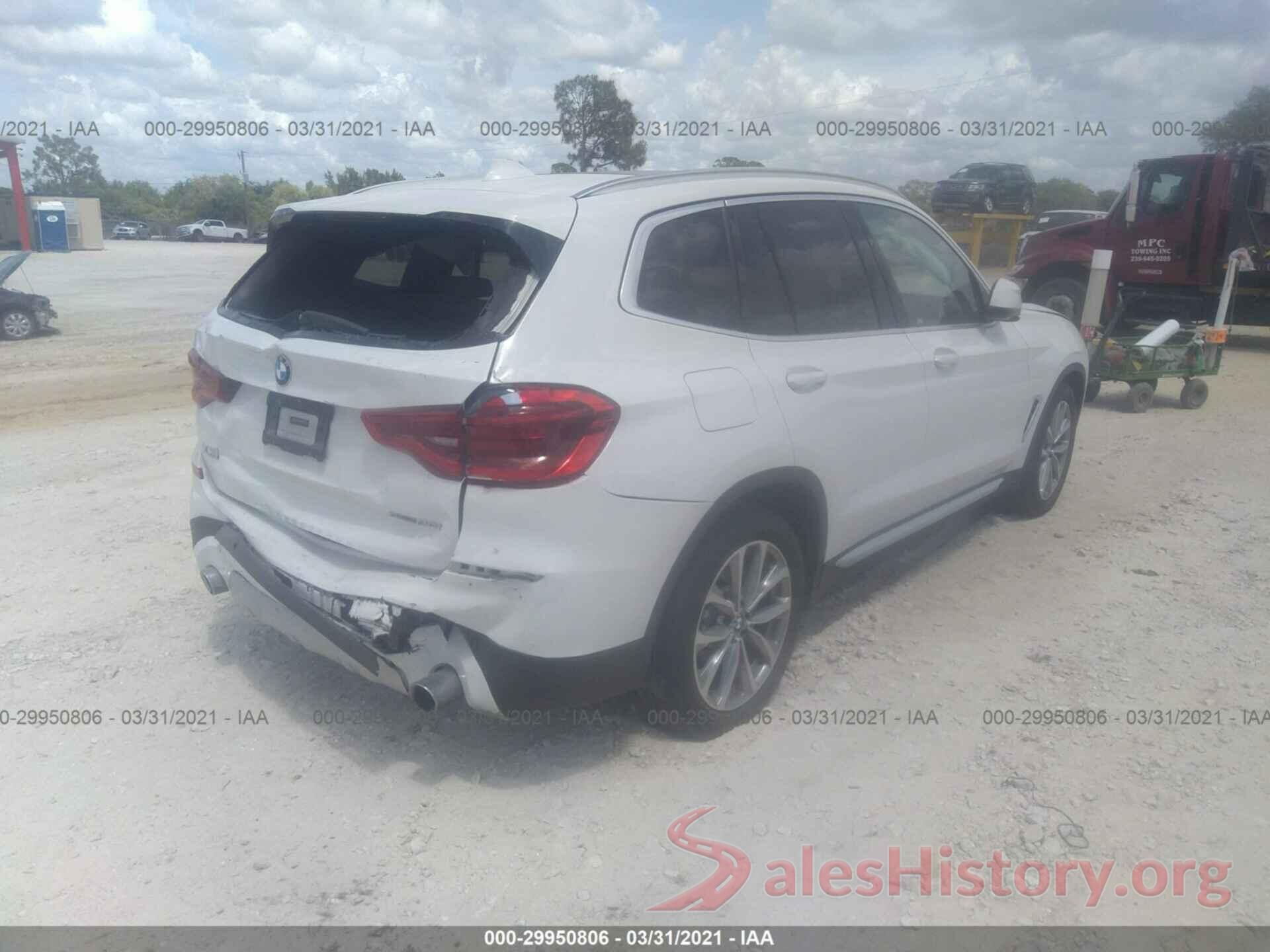 5UXTR7C59KLE96695 2019 BMW X3