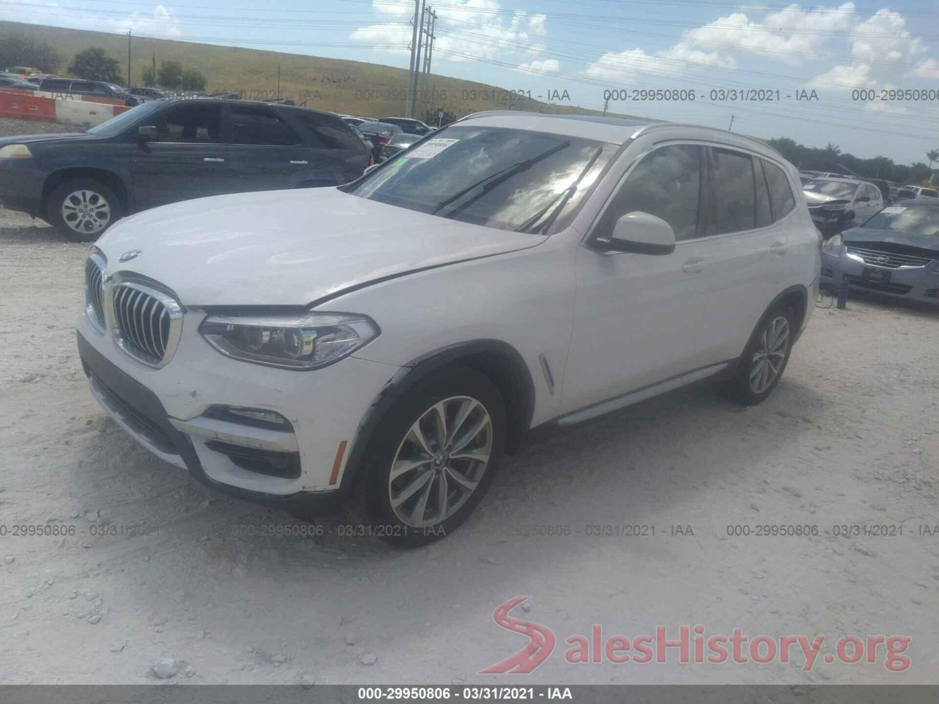 5UXTR7C59KLE96695 2019 BMW X3