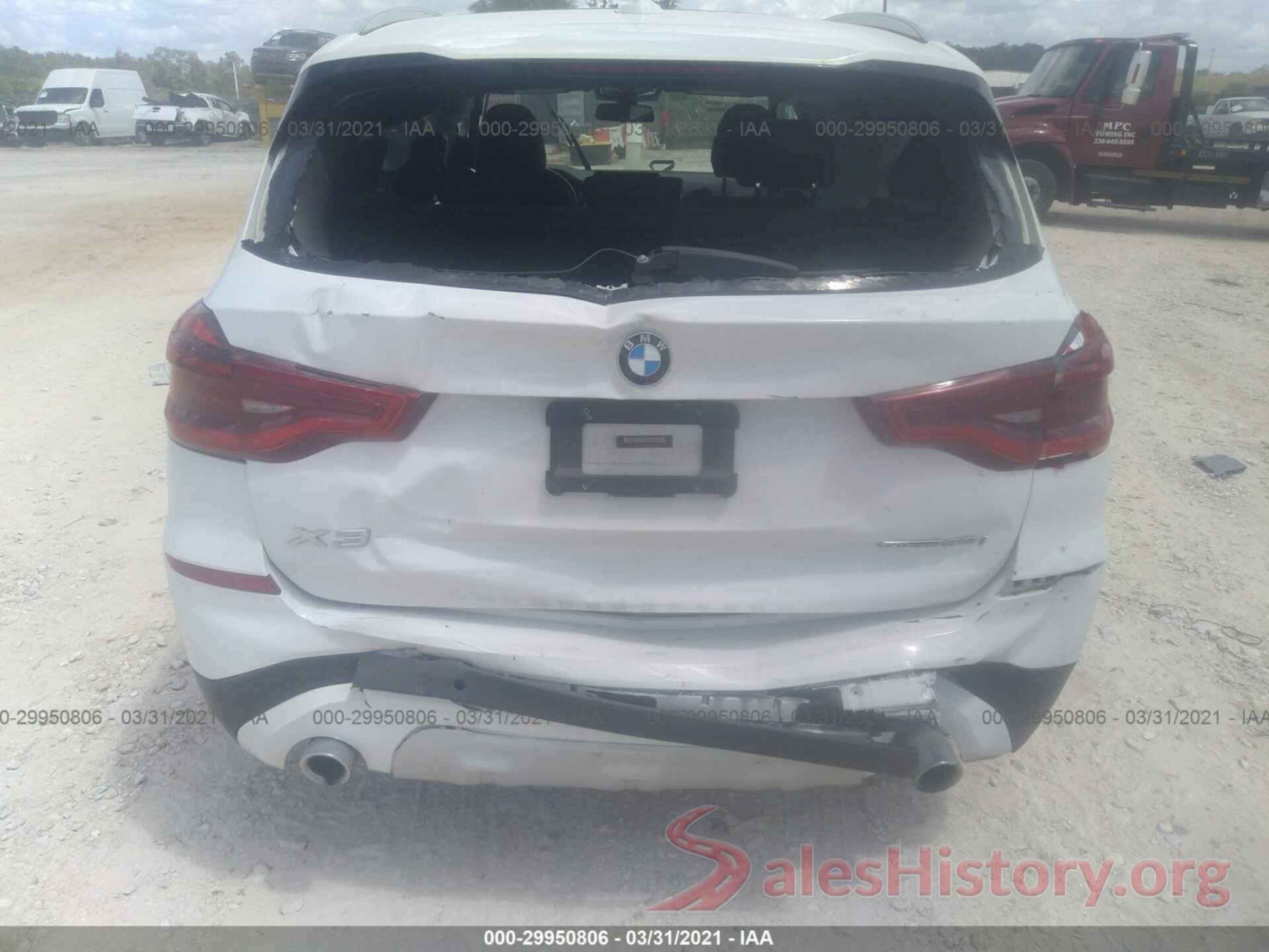 5UXTR7C59KLE96695 2019 BMW X3