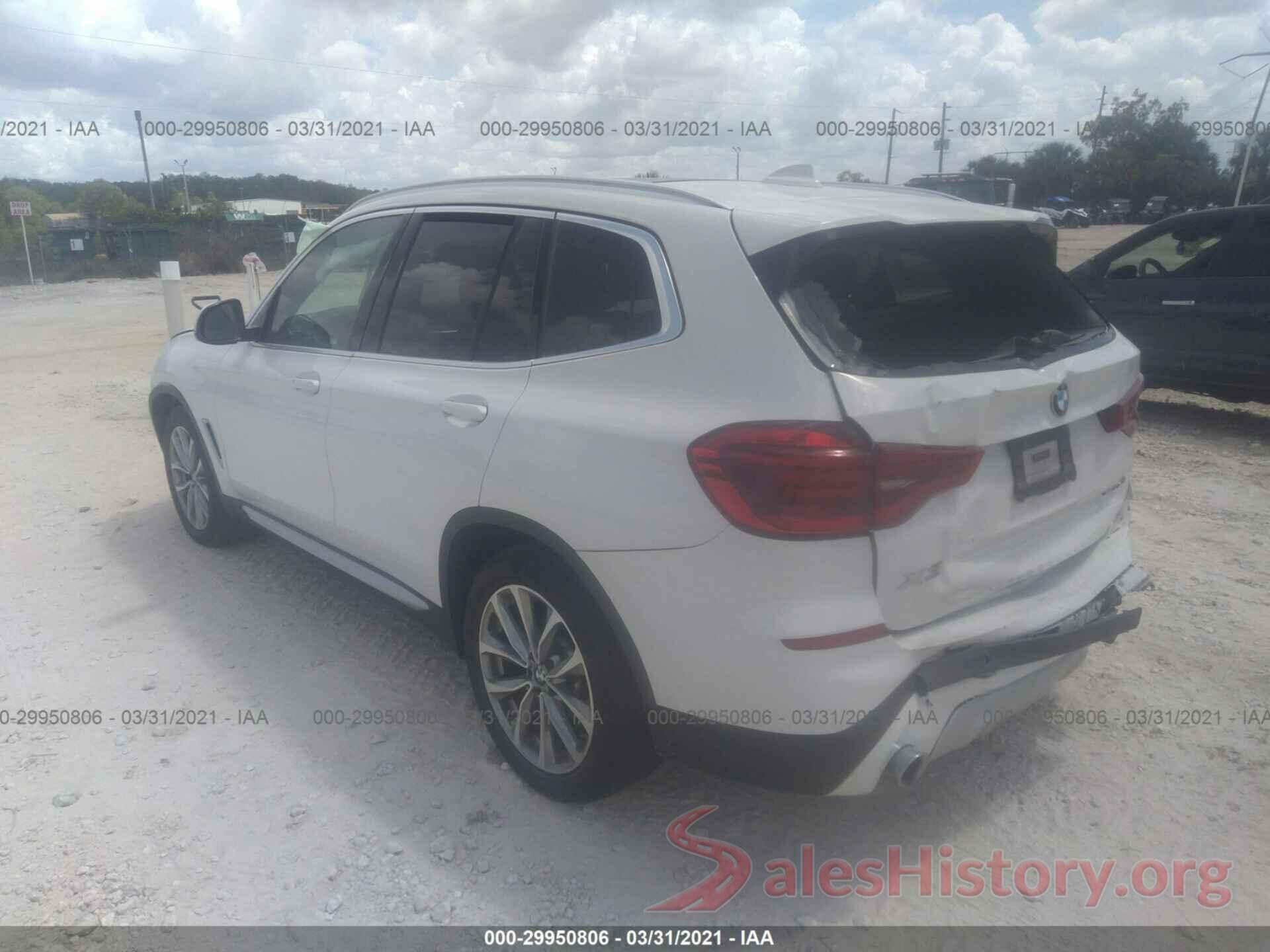 5UXTR7C59KLE96695 2019 BMW X3