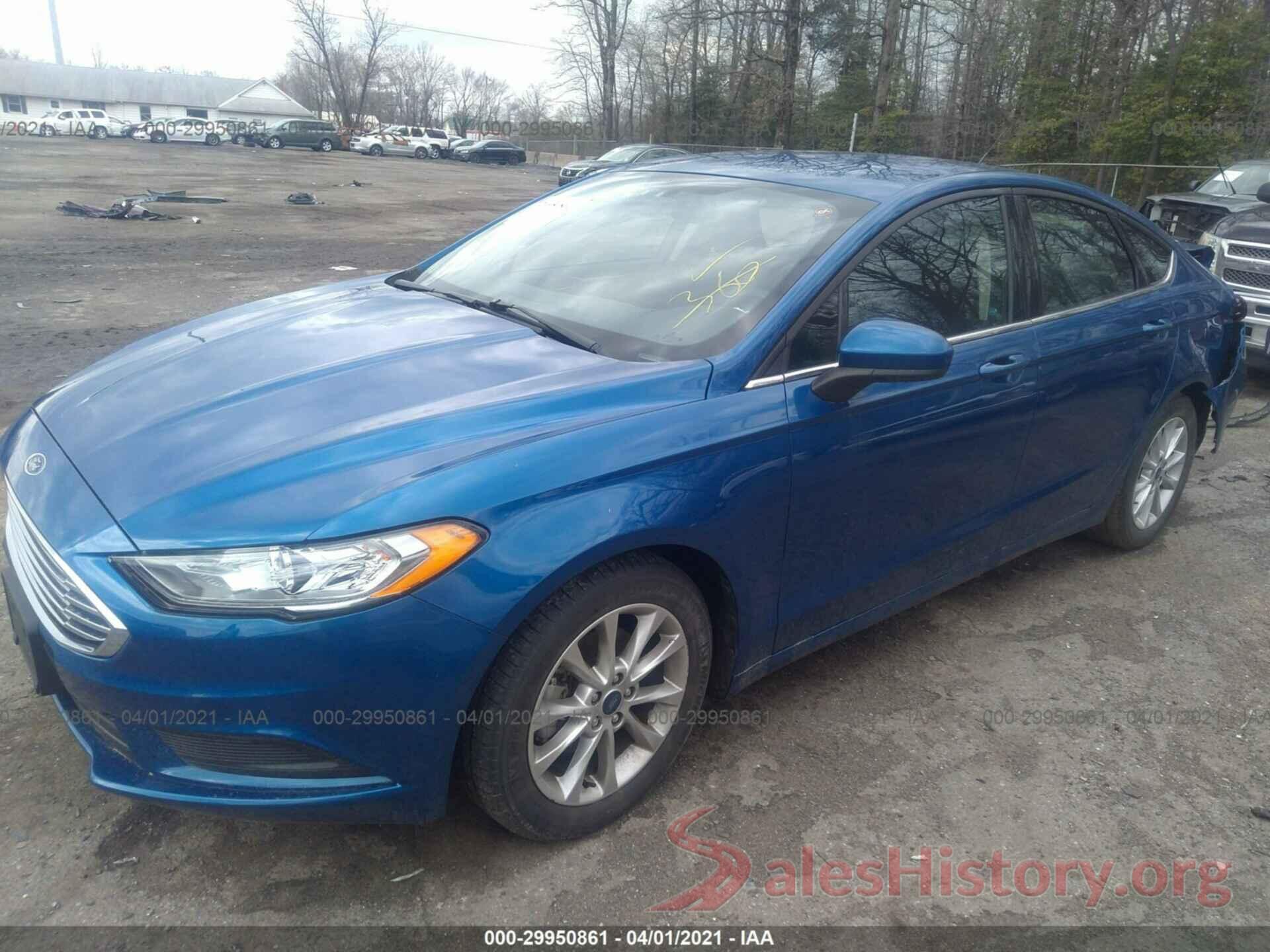 3FA6P0HD5HR270730 2017 FORD FUSION