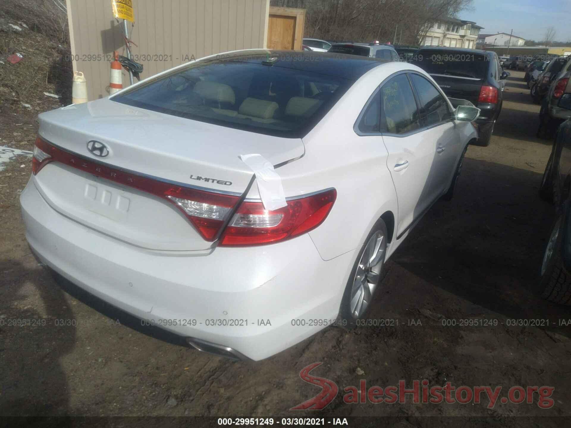 KMHFH4JGXGA555351 2016 HYUNDAI AZERA