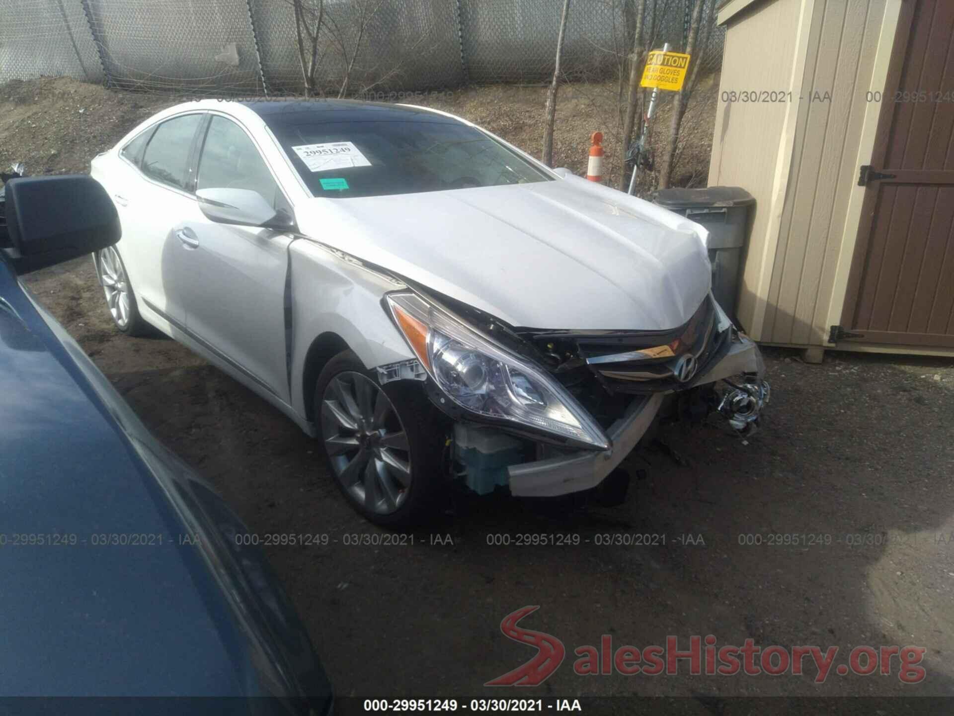 KMHFH4JGXGA555351 2016 HYUNDAI AZERA