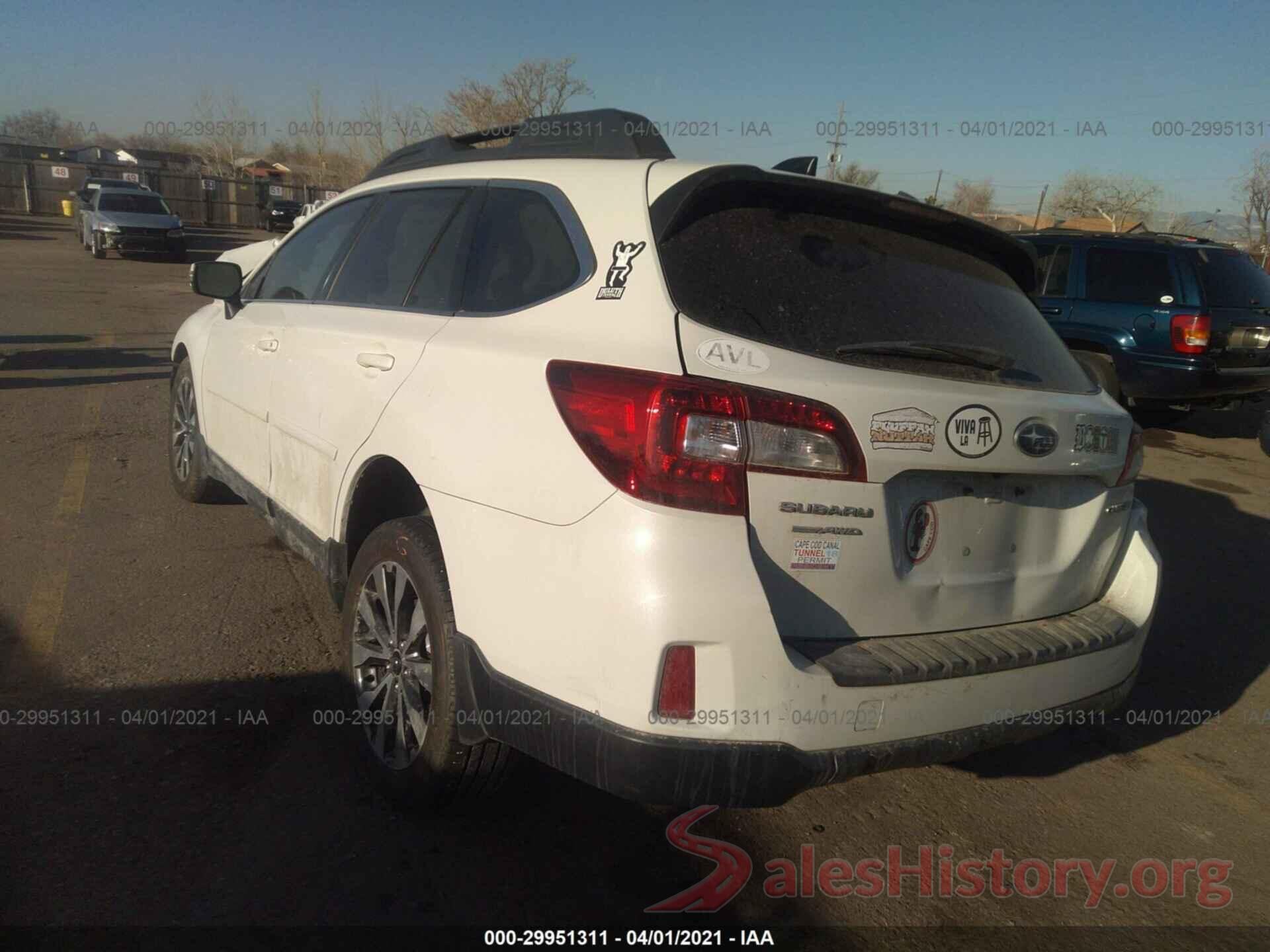 4S4BSBNC5G3281637 2016 SUBARU OUTBACK