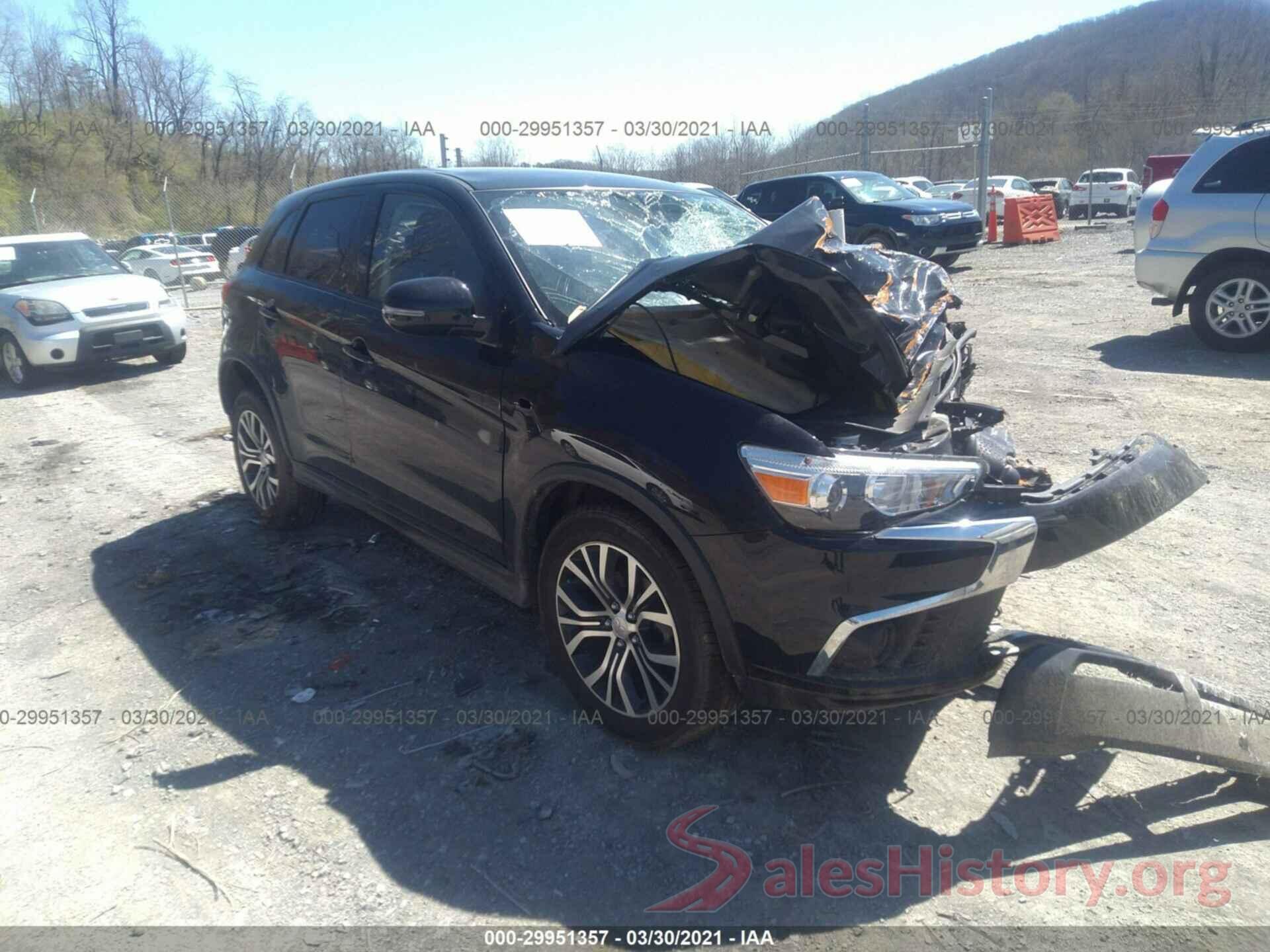 JA4AR3AU4JU016400 2018 MITSUBISHI OUTLANDER SPORT