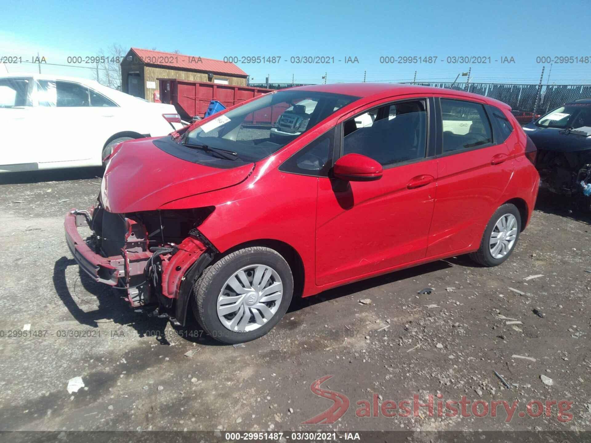 JHMGK5H56GX017911 2016 HONDA FIT