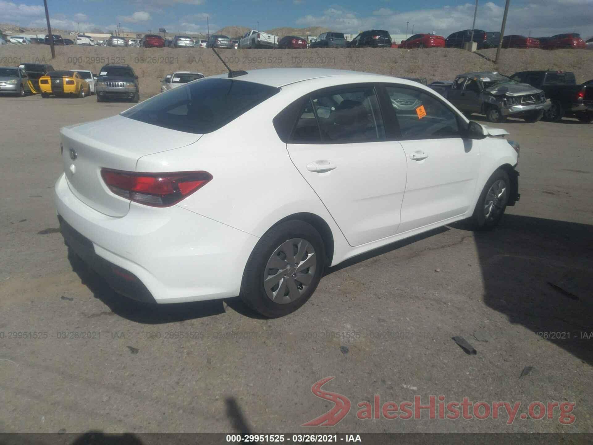 3KPA24AD7LE341155 2020 KIA RIO