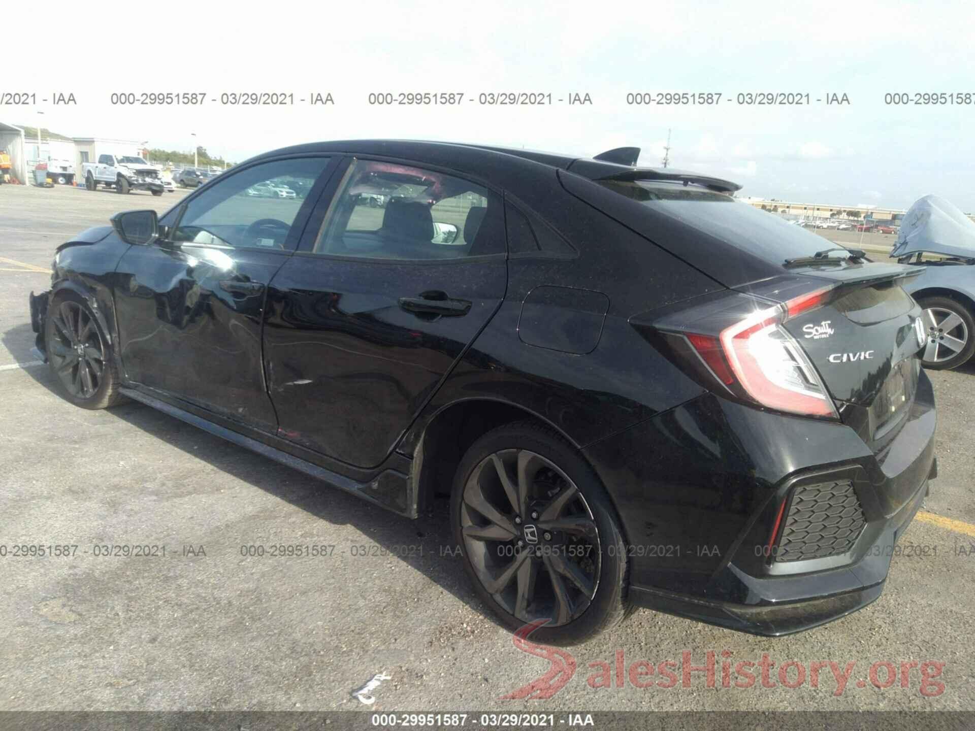 SHHFK7H40KU215515 2019 HONDA CIVIC HATCHBACK