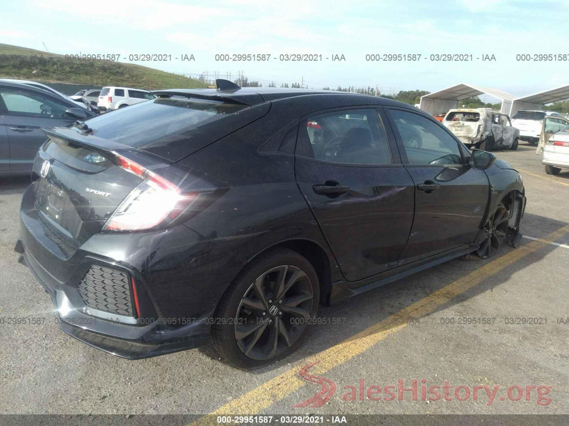 SHHFK7H40KU215515 2019 HONDA CIVIC HATCHBACK