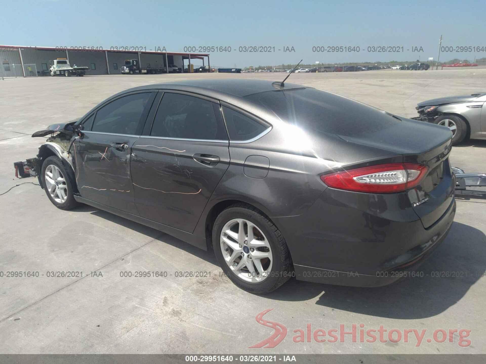 3FA6P0H7XGR262504 2016 FORD FUSION