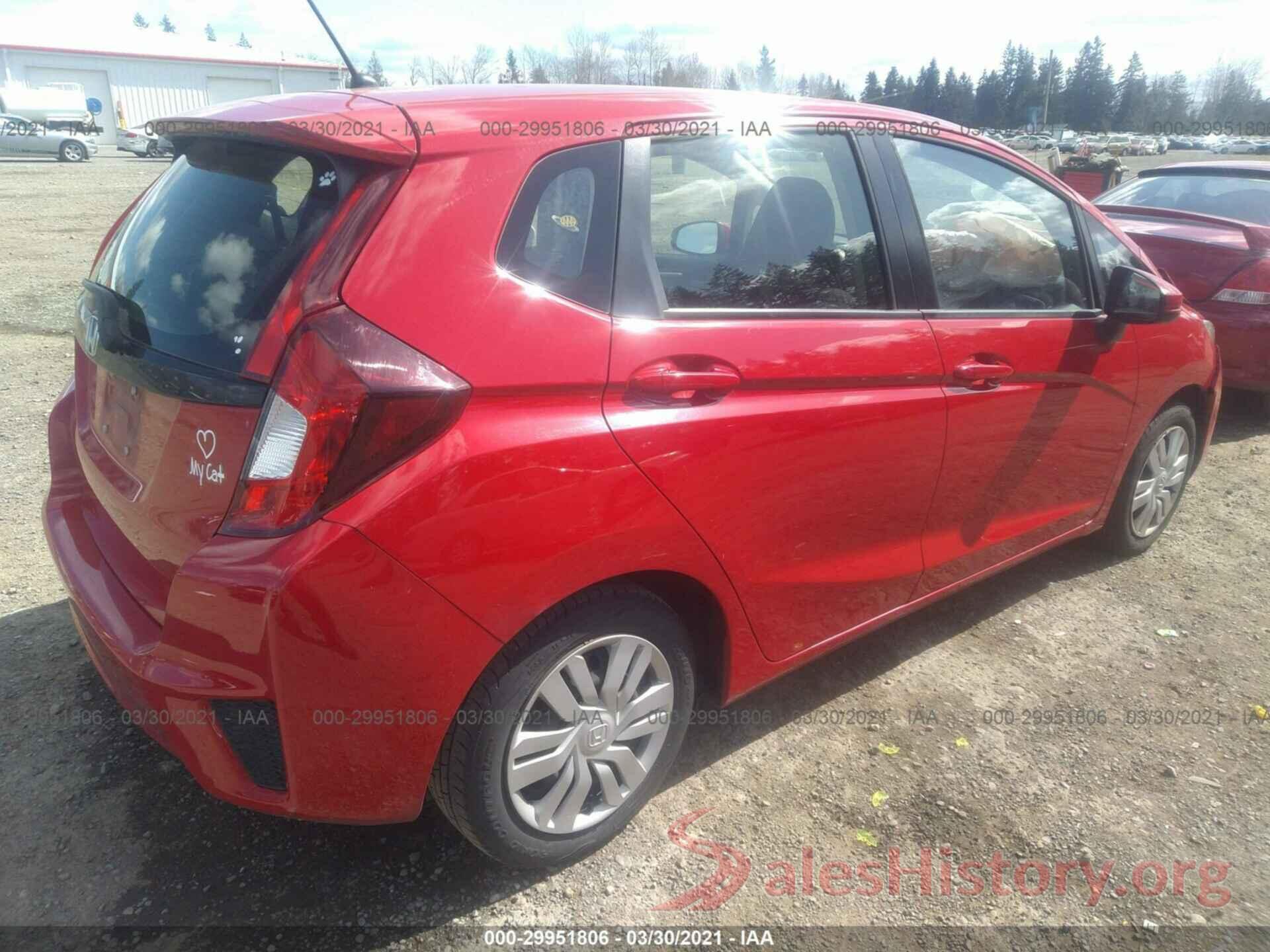 JHMGK5H5XGX023730 2016 HONDA FIT