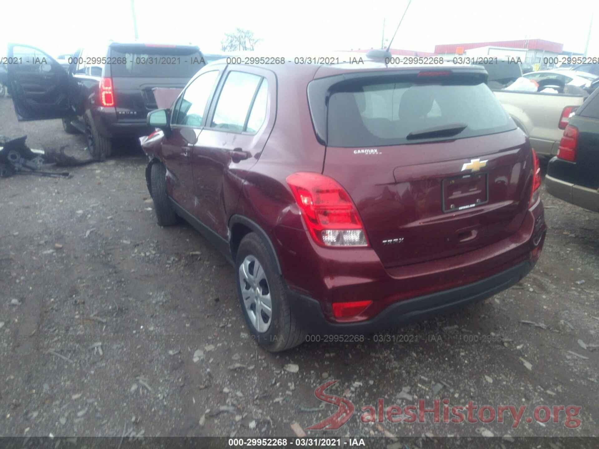 3GNCJKSB7HL180555 2017 CHEVROLET TRAX