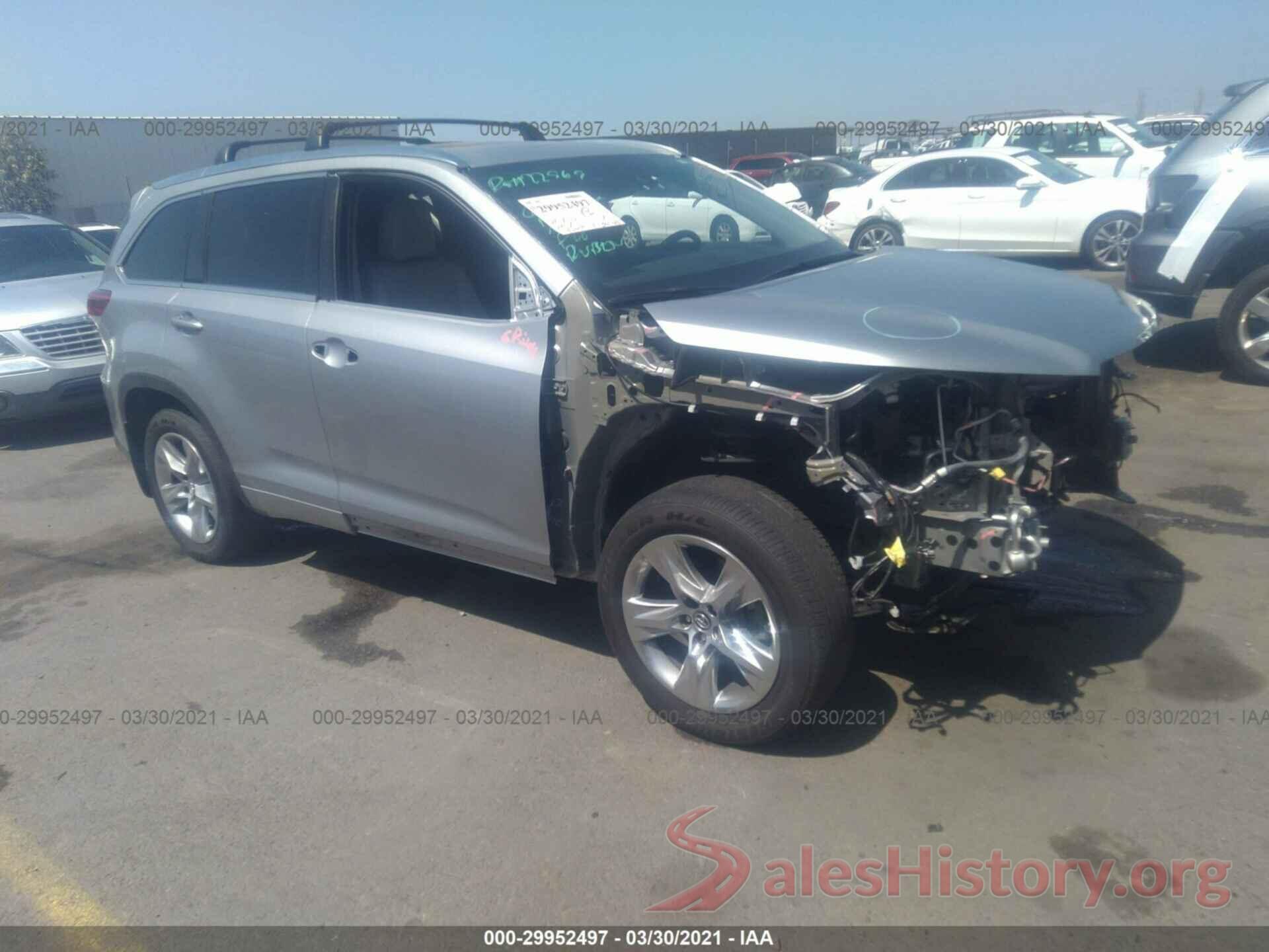 5TDDZRFH5HS365646 2017 TOYOTA HIGHLANDER