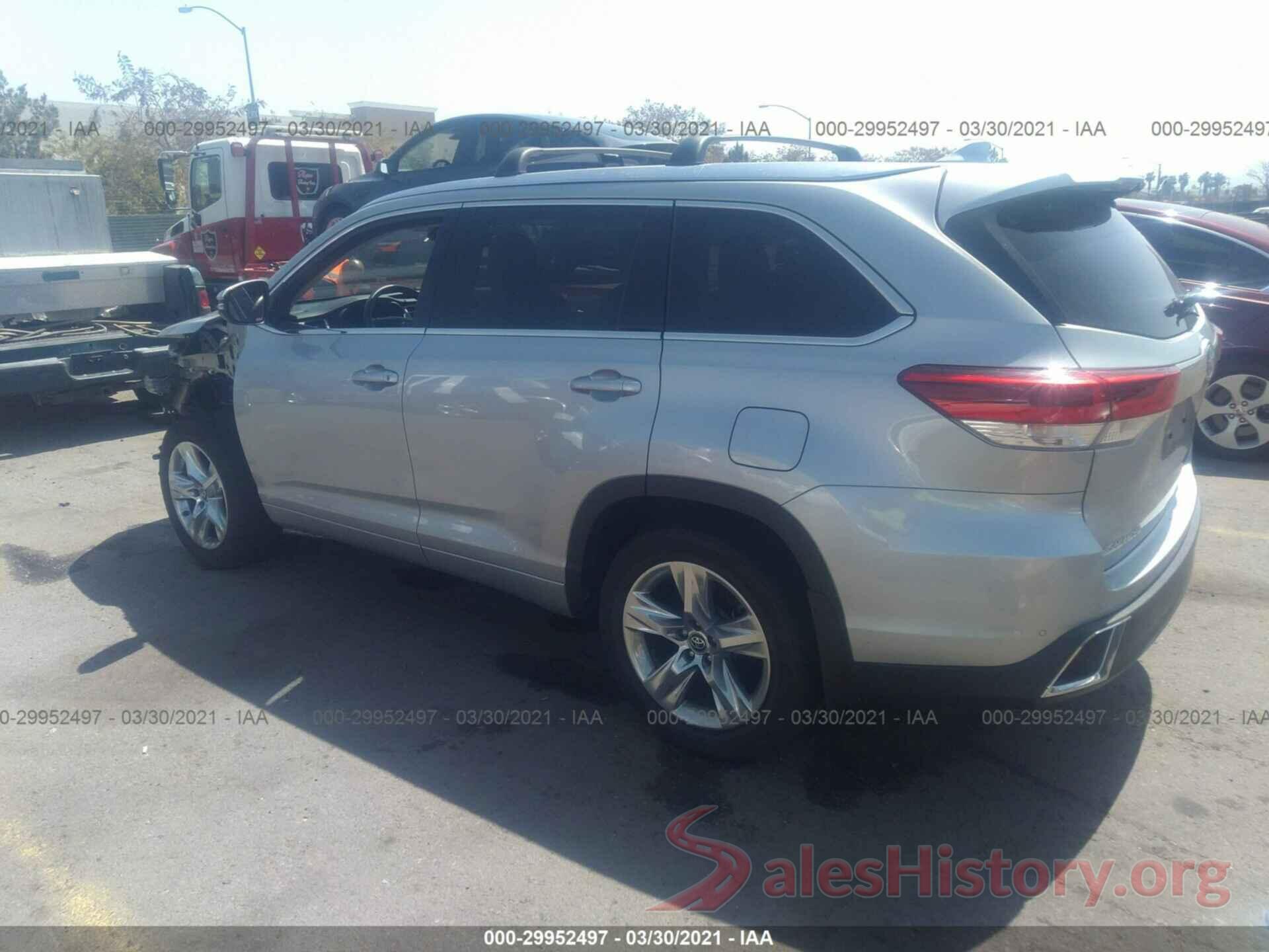 5TDDZRFH5HS365646 2017 TOYOTA HIGHLANDER