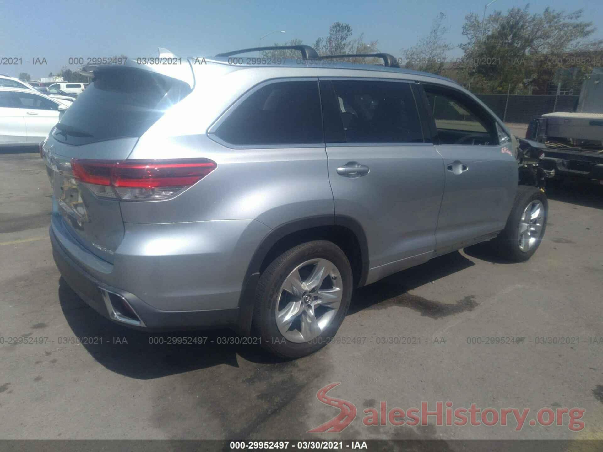 5TDDZRFH5HS365646 2017 TOYOTA HIGHLANDER