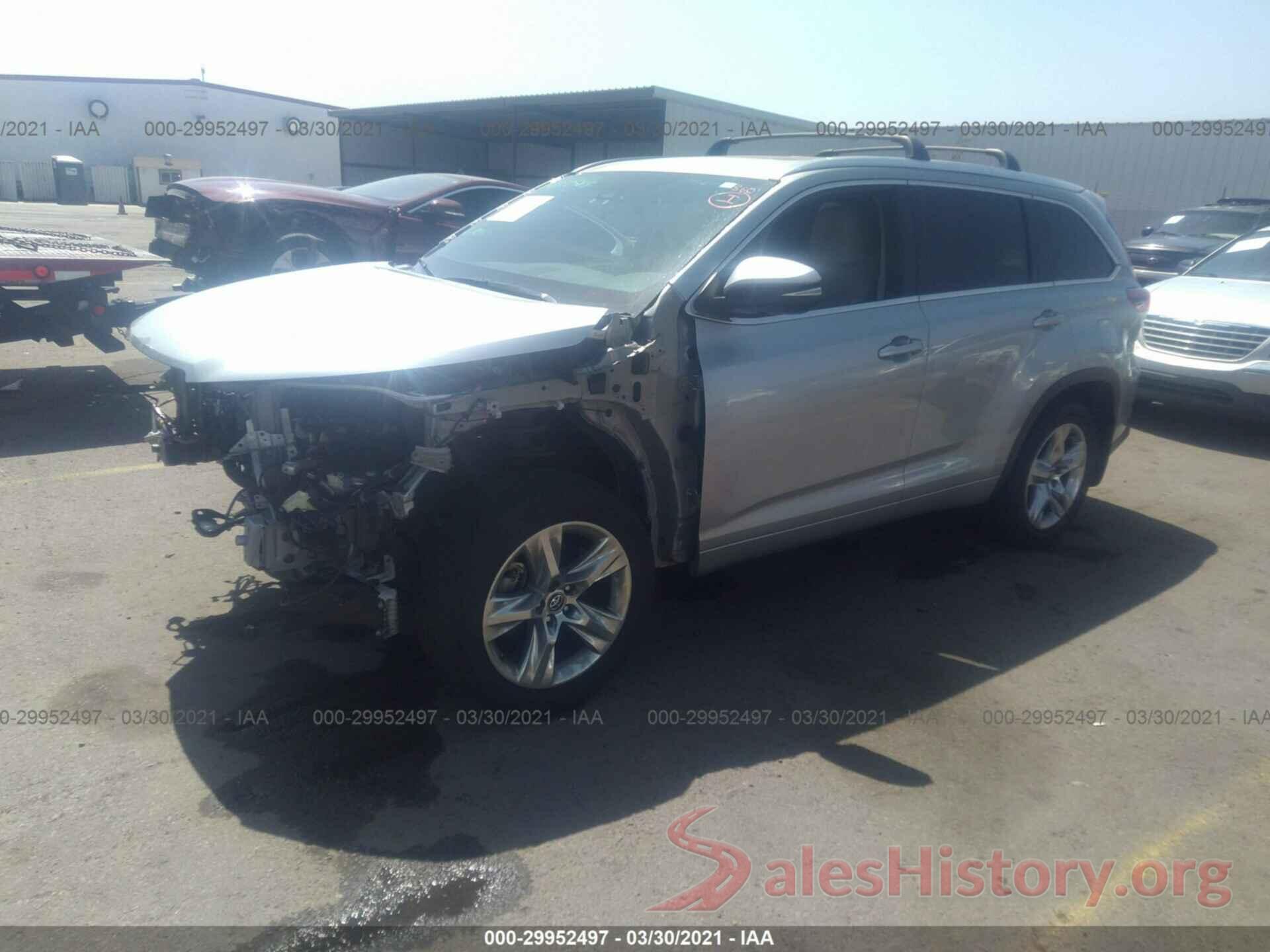 5TDDZRFH5HS365646 2017 TOYOTA HIGHLANDER