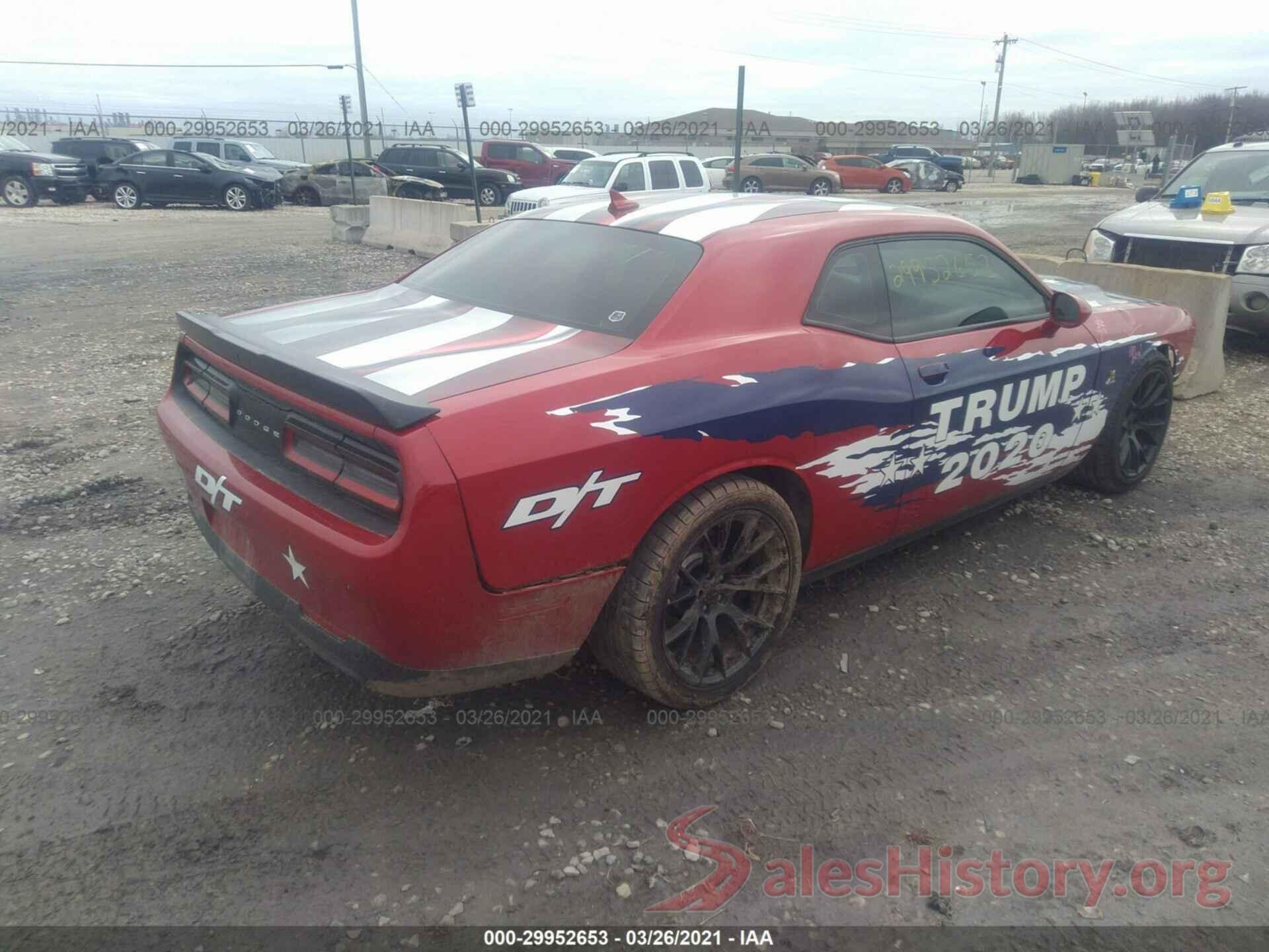 2C3CDZFJ0GH236289 2016 DODGE CHALLENGER