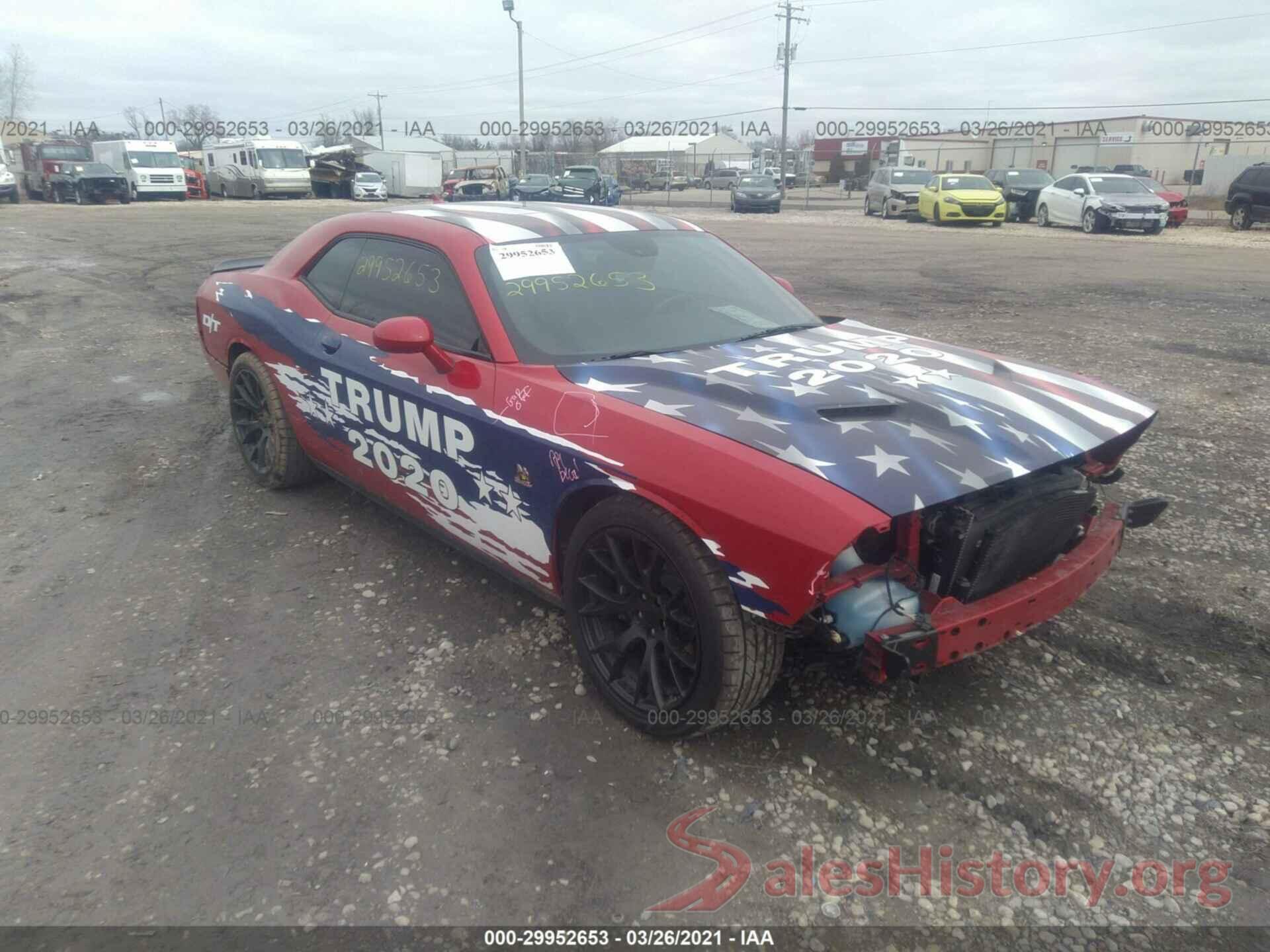 2C3CDZFJ0GH236289 2016 DODGE CHALLENGER