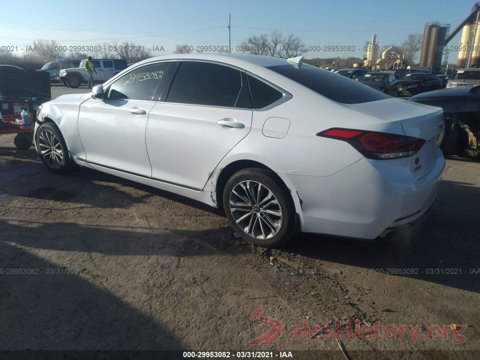 KMHGN4JEXGU111543 2016 HYUNDAI GENESIS