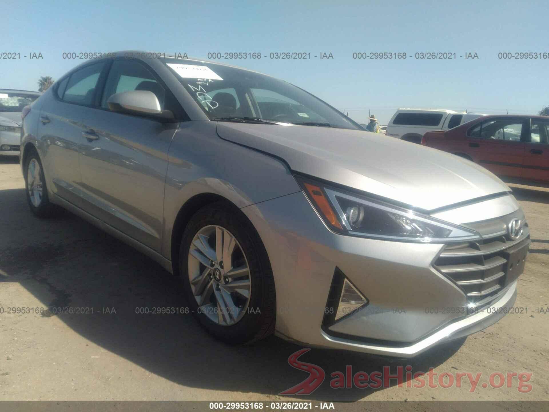 5NPD84LF0LH580598 2020 HYUNDAI ELANTRA