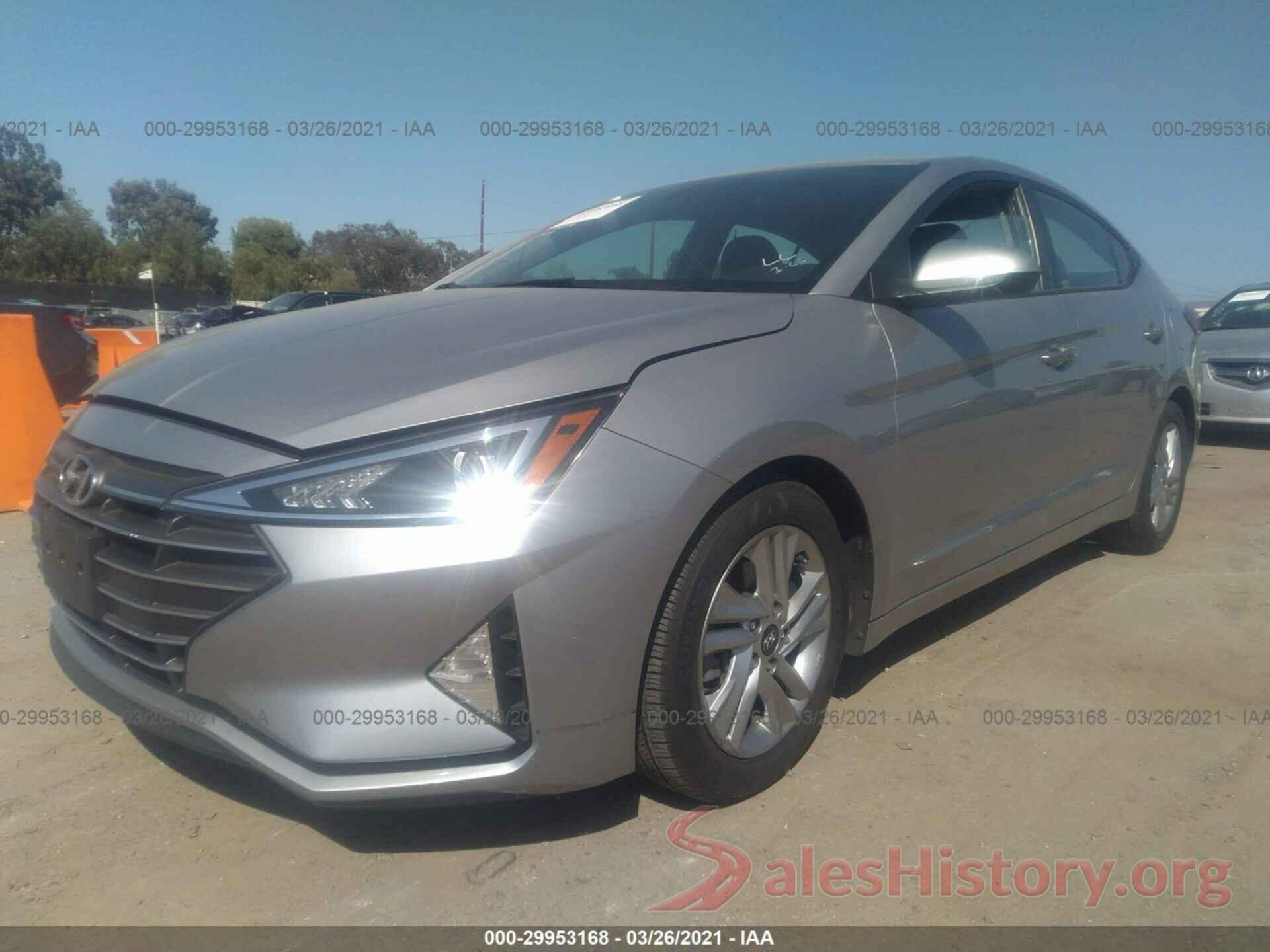 5NPD84LF0LH580598 2020 HYUNDAI ELANTRA