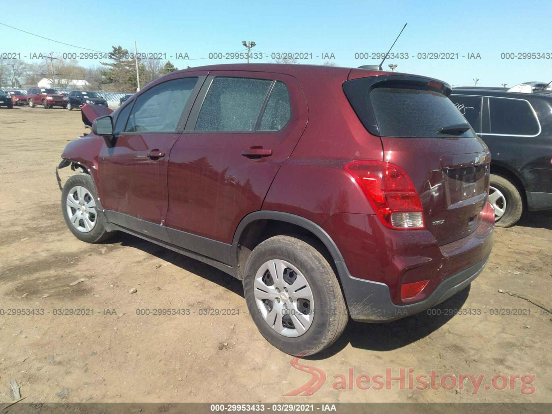 3GNCJKSB0HL151723 2017 CHEVROLET TRAX