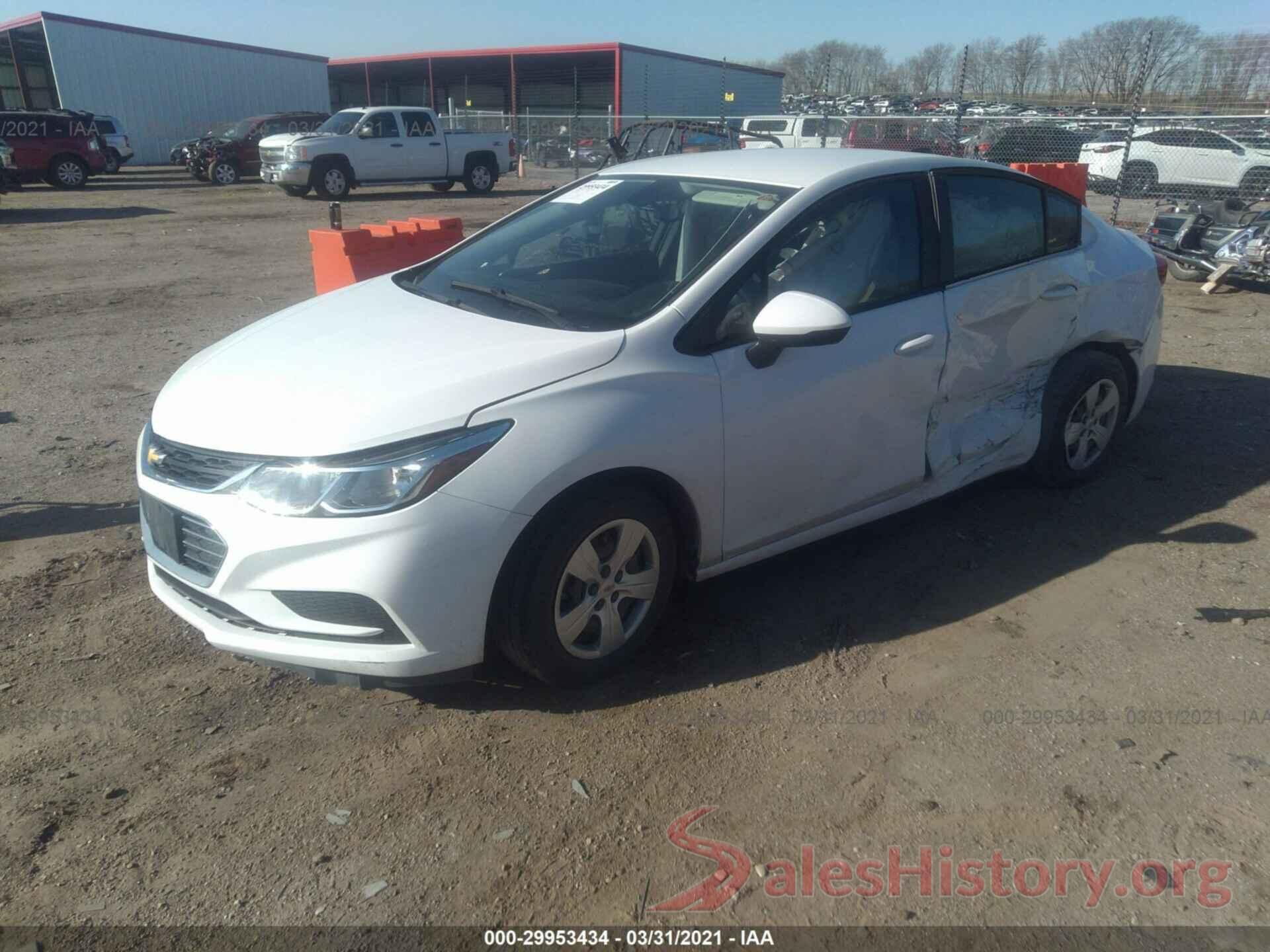 1G1BC5SMXJ7128308 2018 CHEVROLET CRUZE