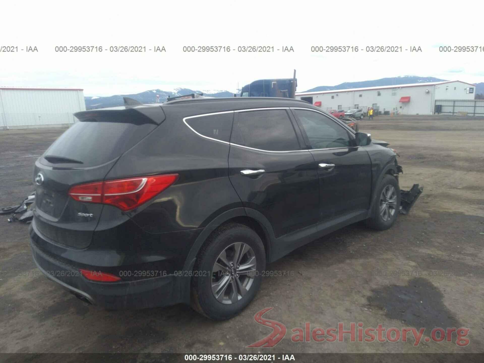 5XYZU3LB6GG364664 2016 HYUNDAI SANTA FE SPORT