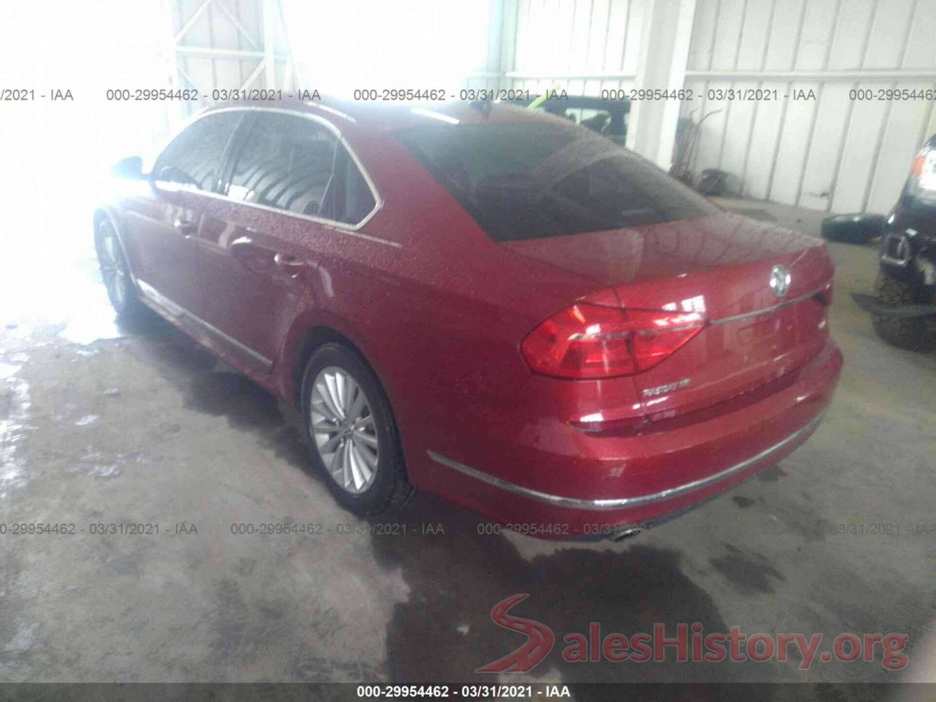 1VWBS7A30GC007931 2016 VOLKSWAGEN PASSAT